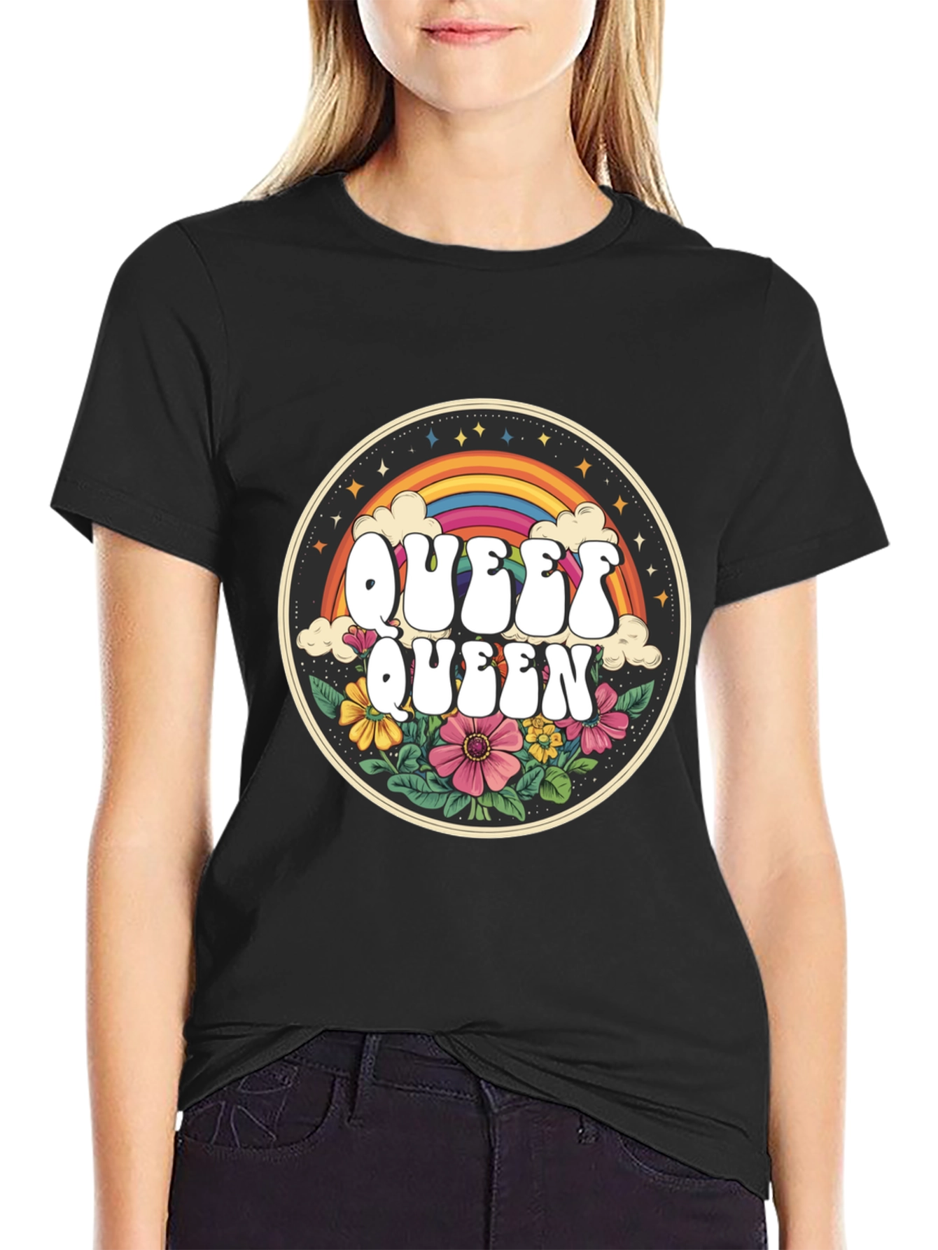 Queer Queen Retro Graphic T-Shirt