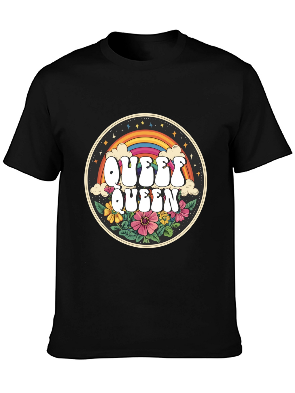 Queer Queen Retro Graphic T-Shirt