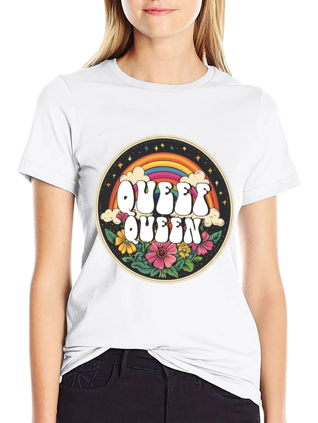 Queer Queen Retro Graphic T-Shirt