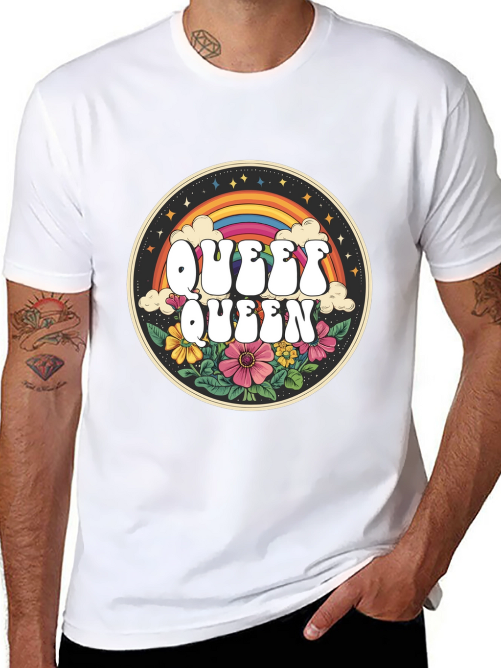 Queer Queen Retro Graphic T-Shirt