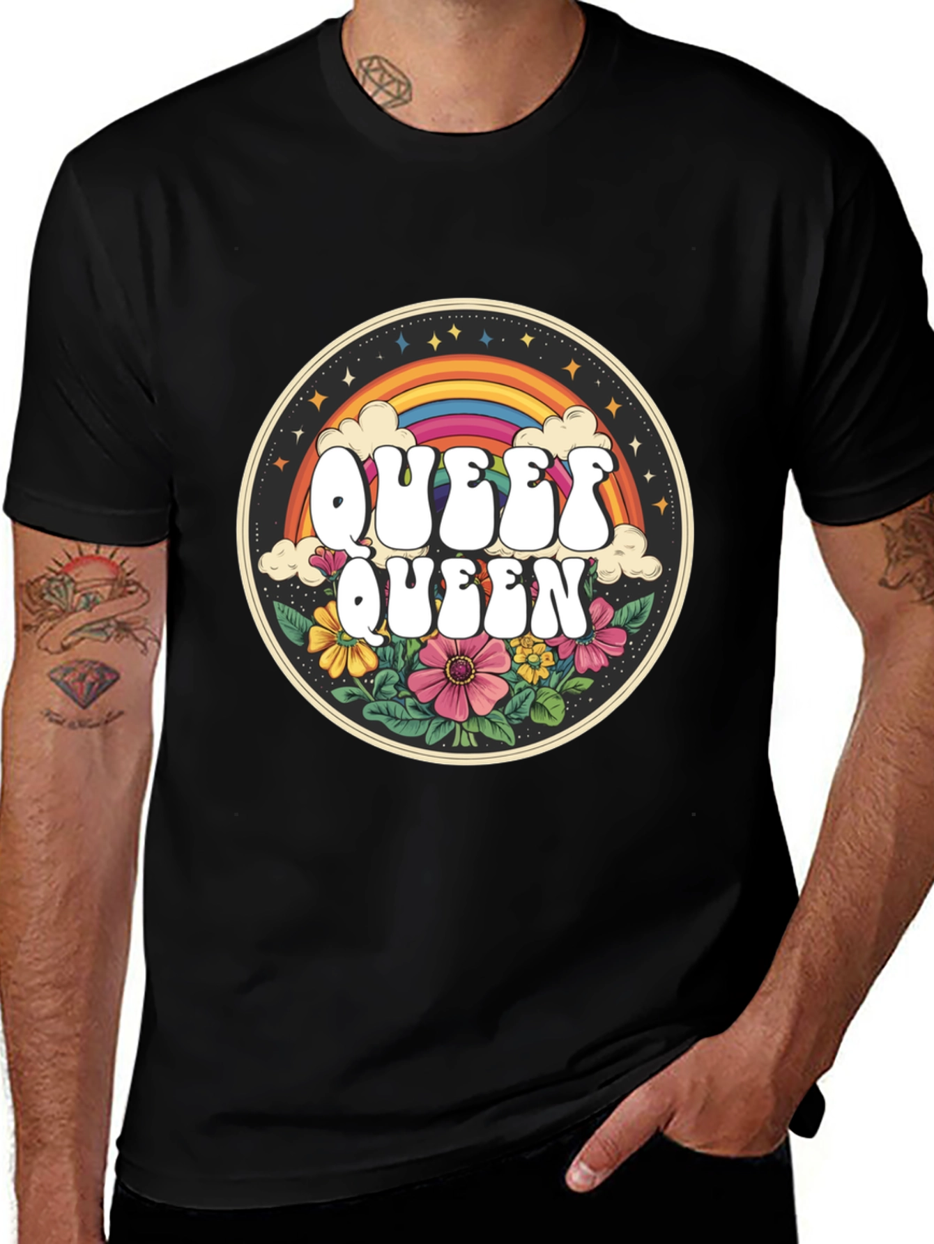 Queer Queen Retro Graphic T-Shirt