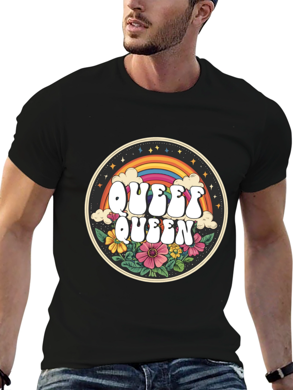 Queer Queen Retro Graphic T-Shirt