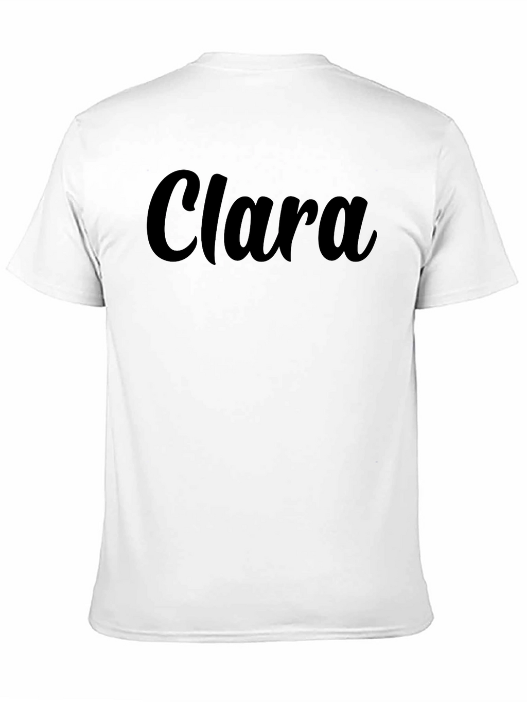 Clara Personalized Black T-Shirt