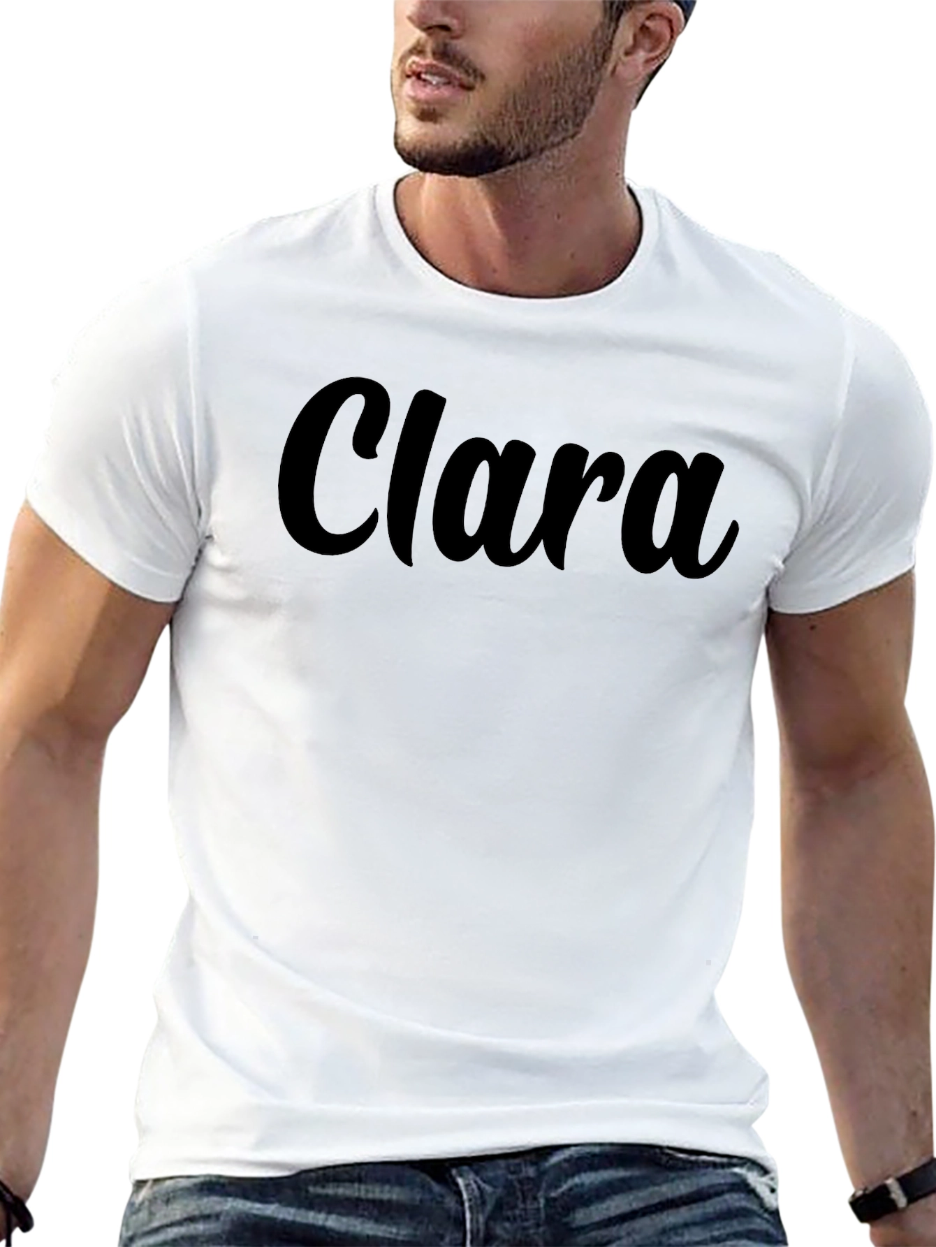 Clara Personalized Black T-Shirt