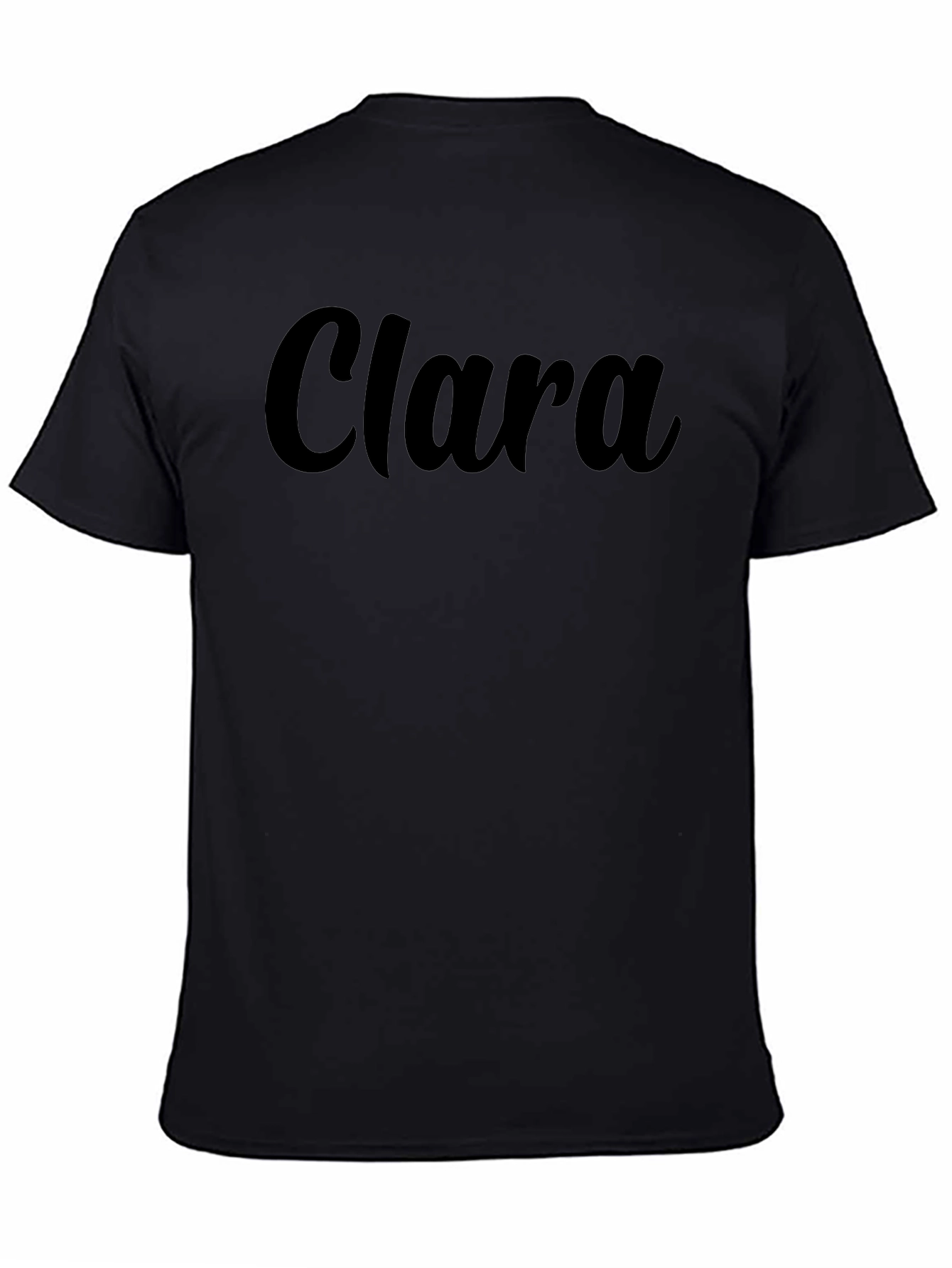 Clara Personalized Black T-Shirt
