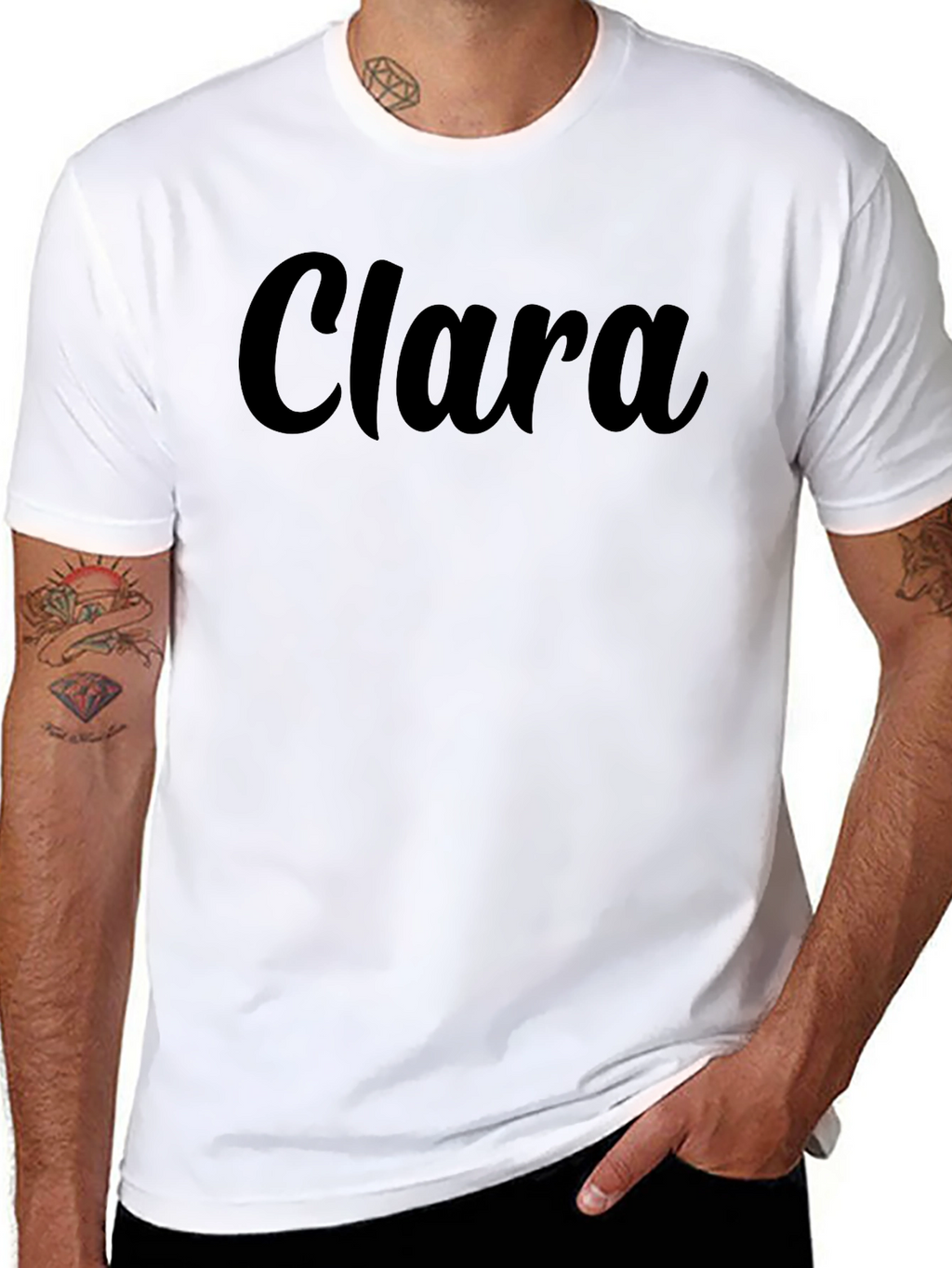 Clara Personalized Black T-Shirt