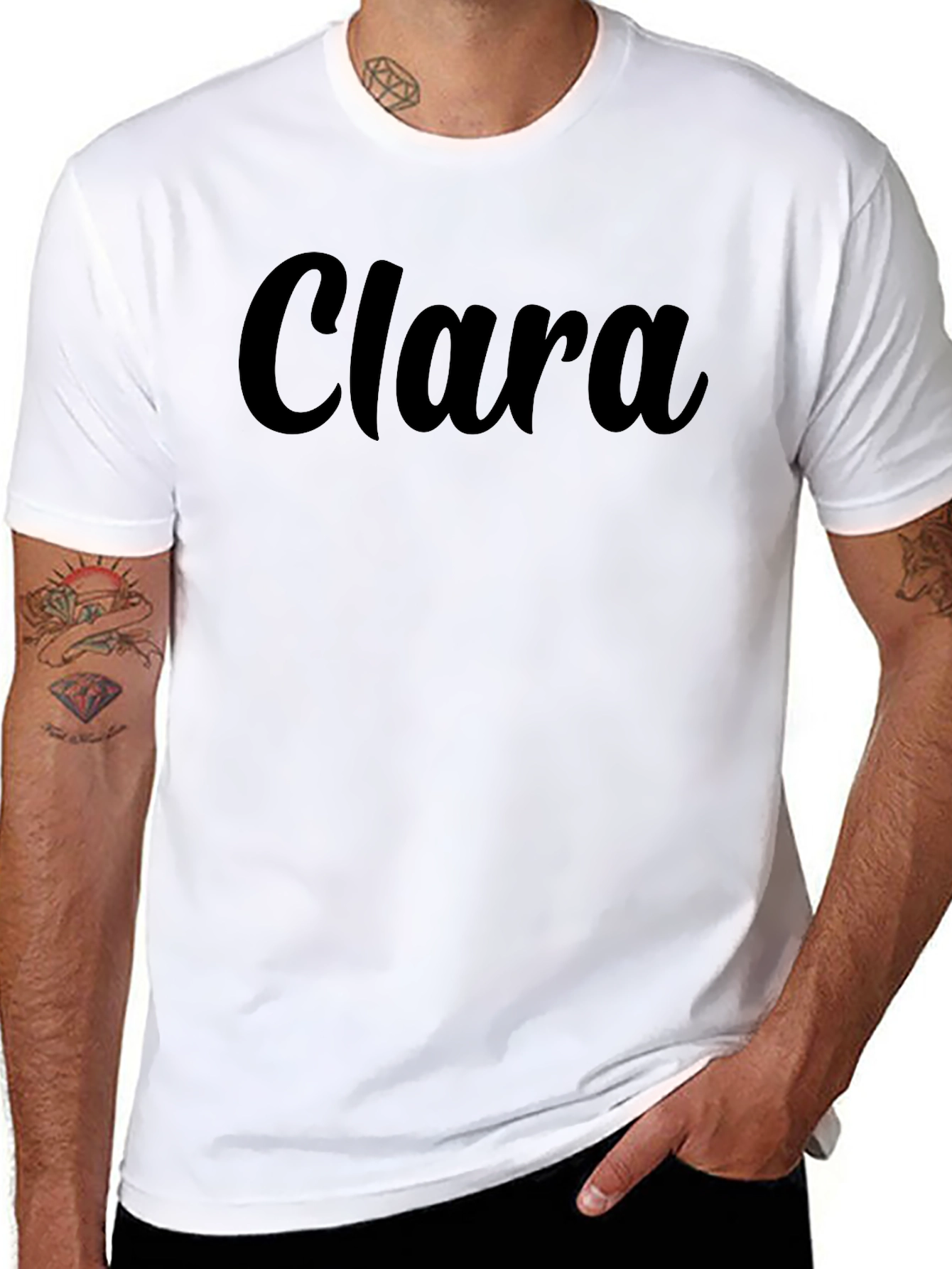 Clara Personalized Black T-Shirt