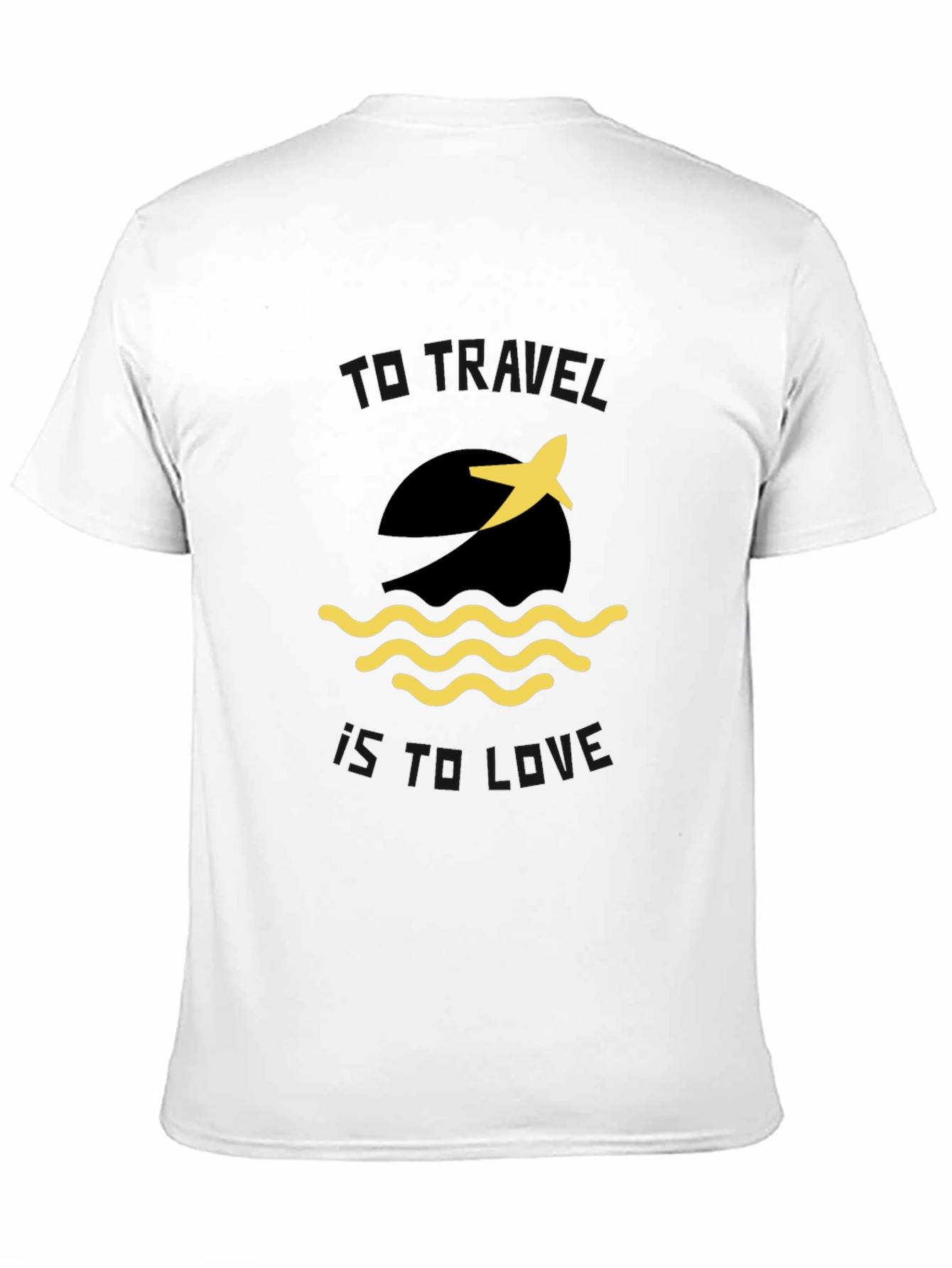 Travel is Love Graphic Tee - Black