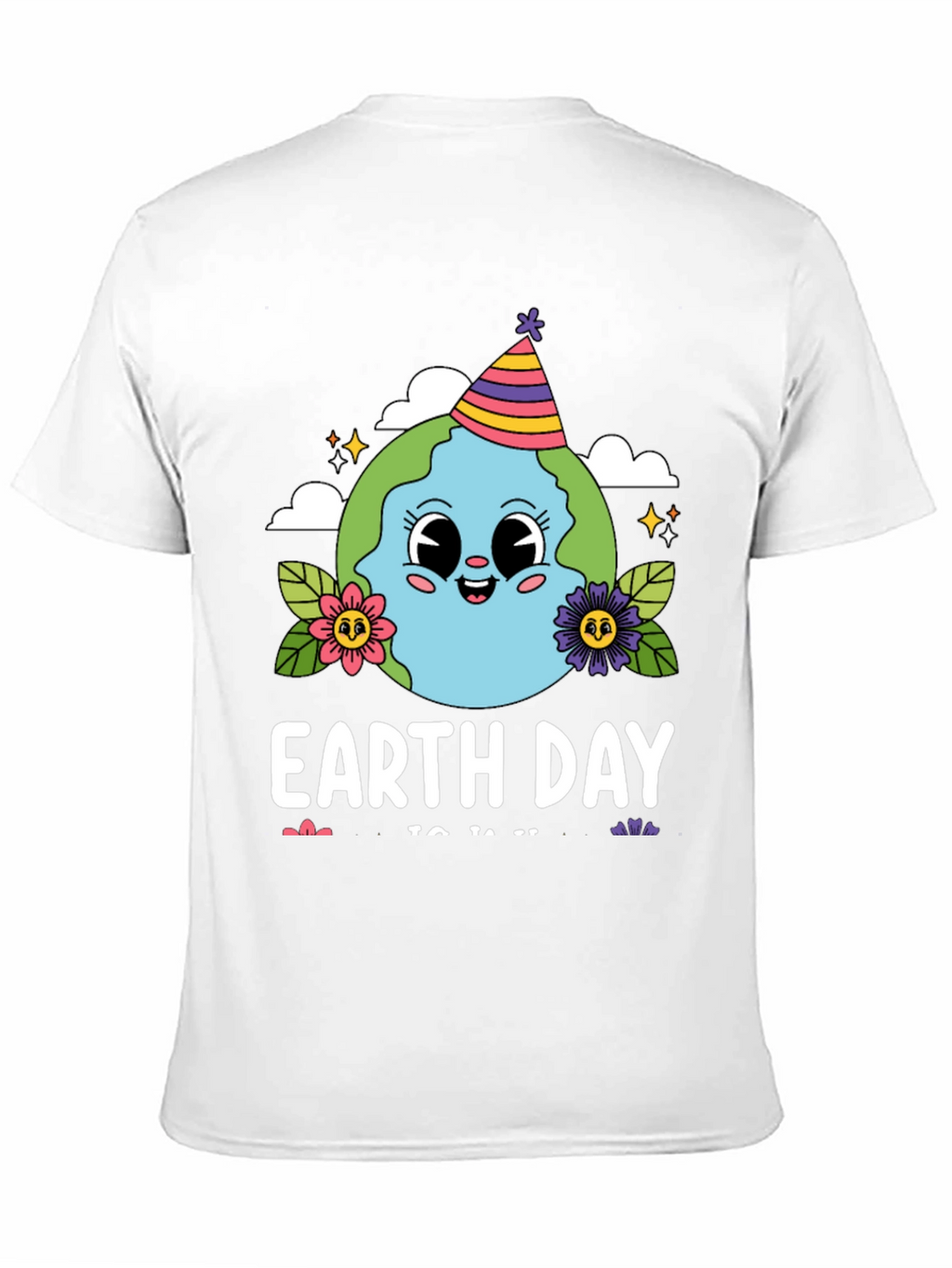 Earth Day Cartoon Globe T-Shirt