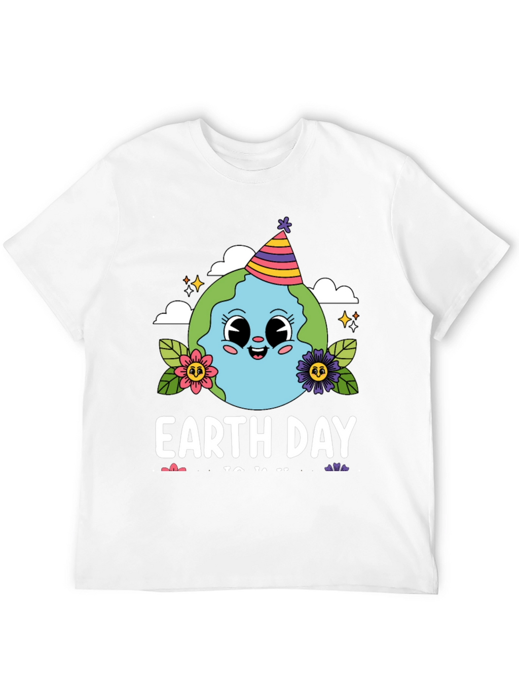 Earth Day Cartoon Globe T-Shirt
