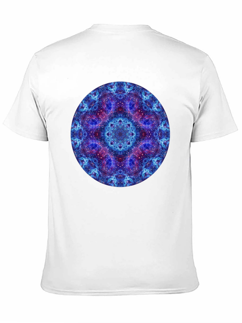 Cosmic Mandala Graphic T-Shirt - Black