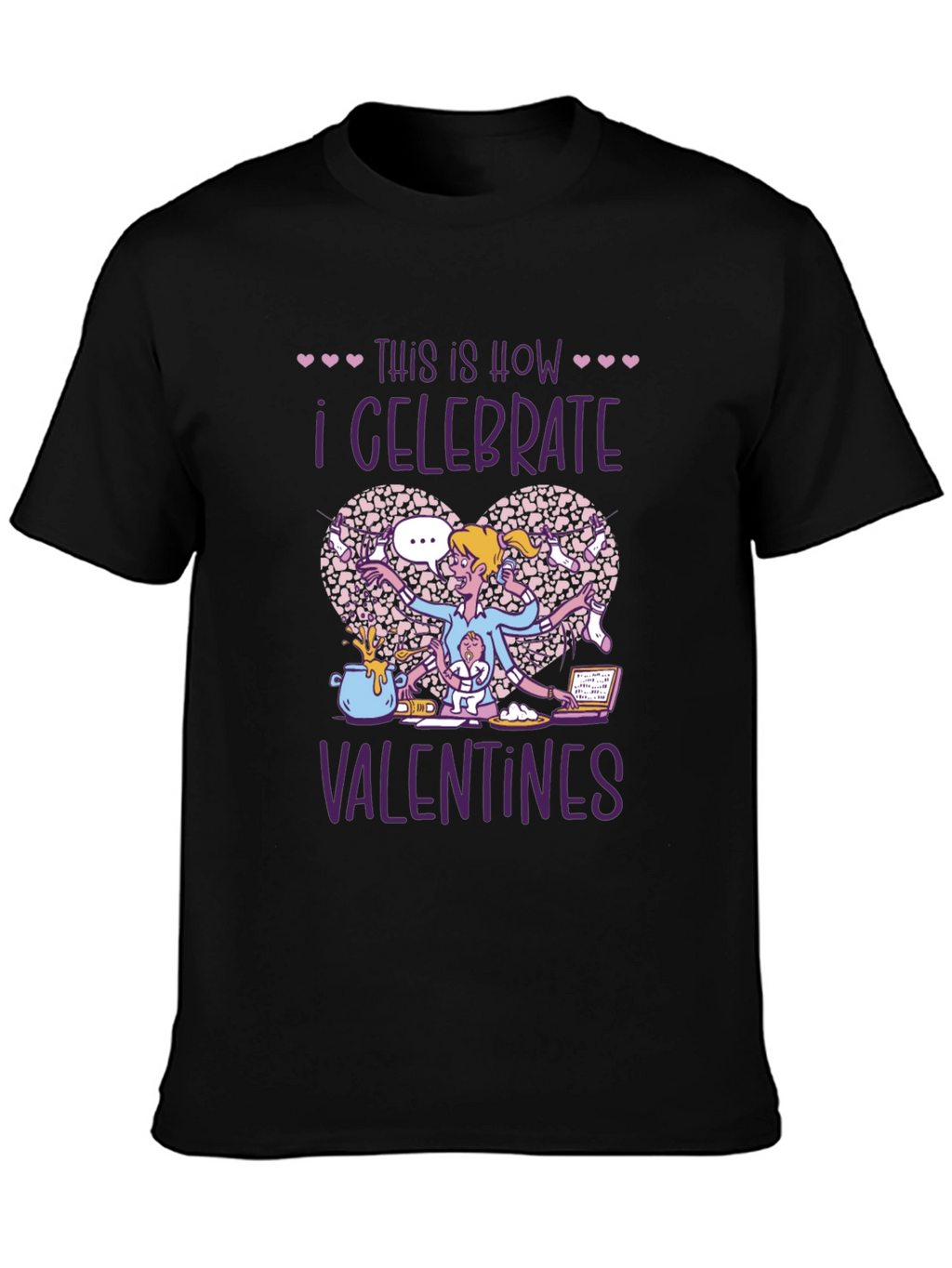 Valentines Day T-Shirt - Celebrate Alone