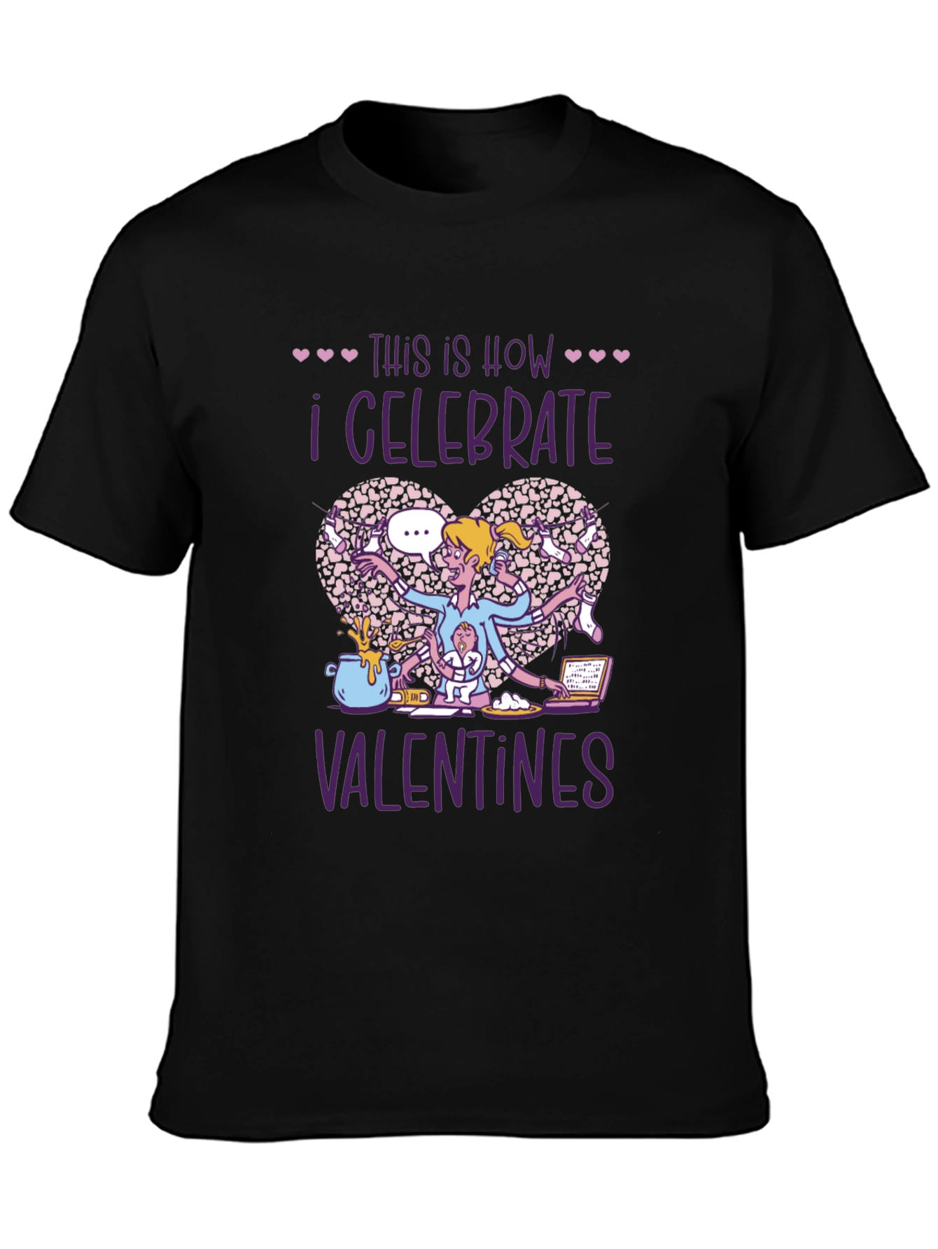 Valentines Day T-Shirt - Celebrate Alone