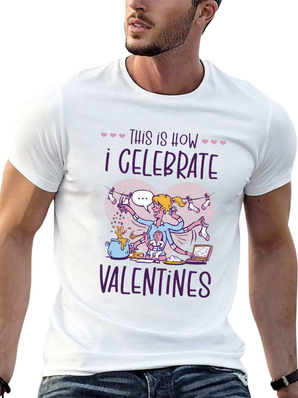 Valentines Day T-Shirt - Celebrate Alone