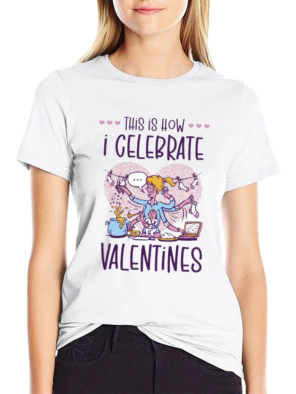 Valentines Day T-Shirt - Celebrate Alone