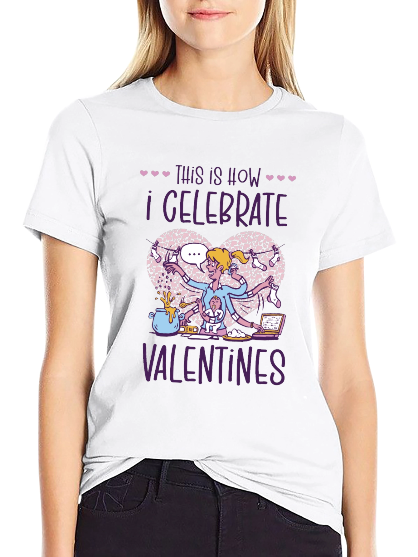Valentines Day T-Shirt - Celebrate Alone