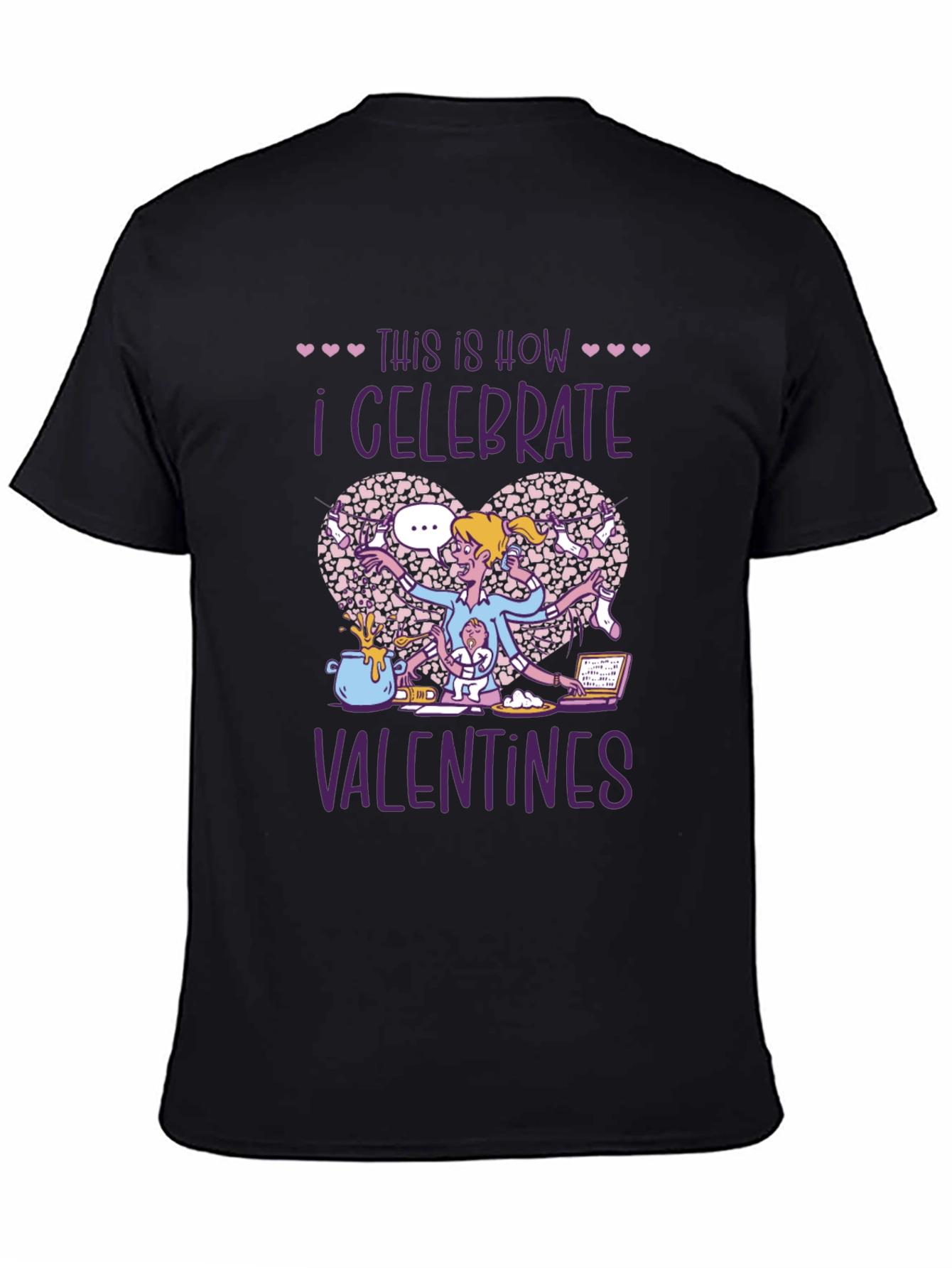 Valentines Day T-Shirt - Celebrate Alone