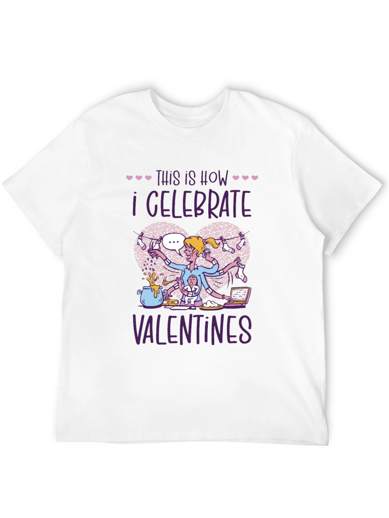 Valentines Day T-Shirt - Celebrate Alone
