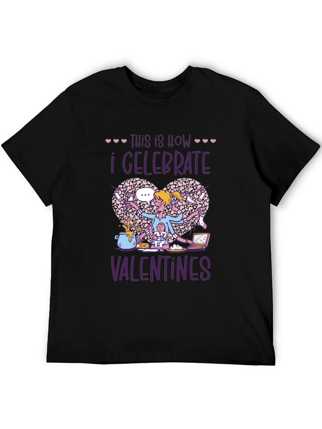 Valentines Day T-Shirt - Celebrate Alone