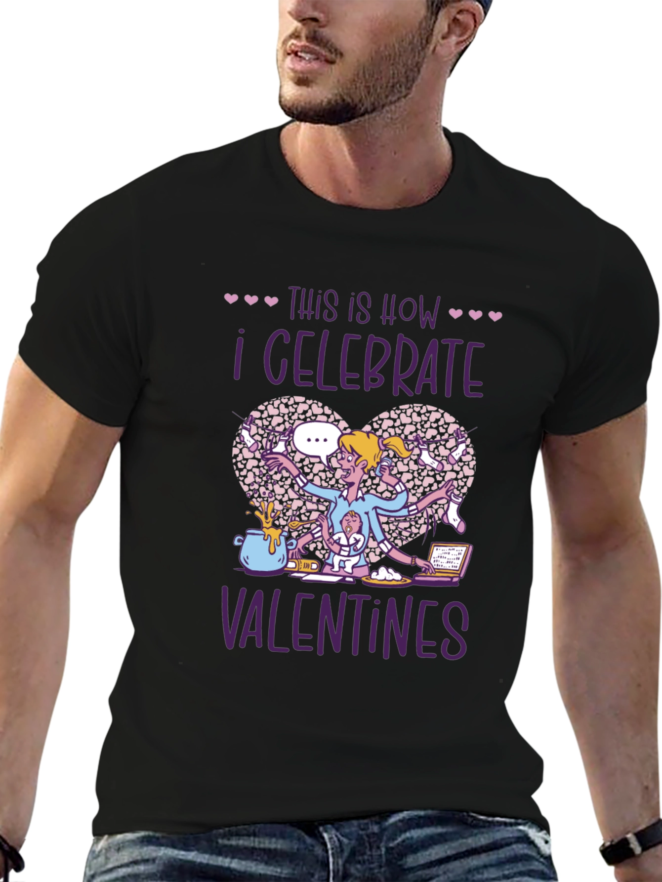 Valentines Day T-Shirt - Celebrate Alone