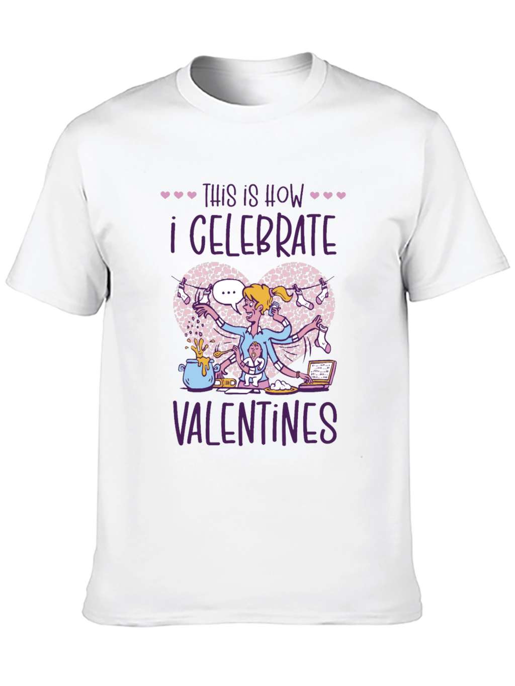 Valentines Day T-Shirt - Celebrate Alone
