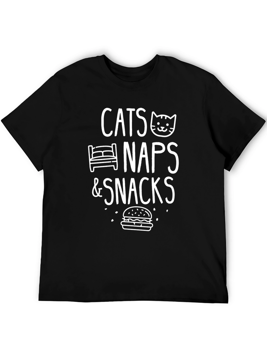 Cats Naps & Snacks Graphic Tee