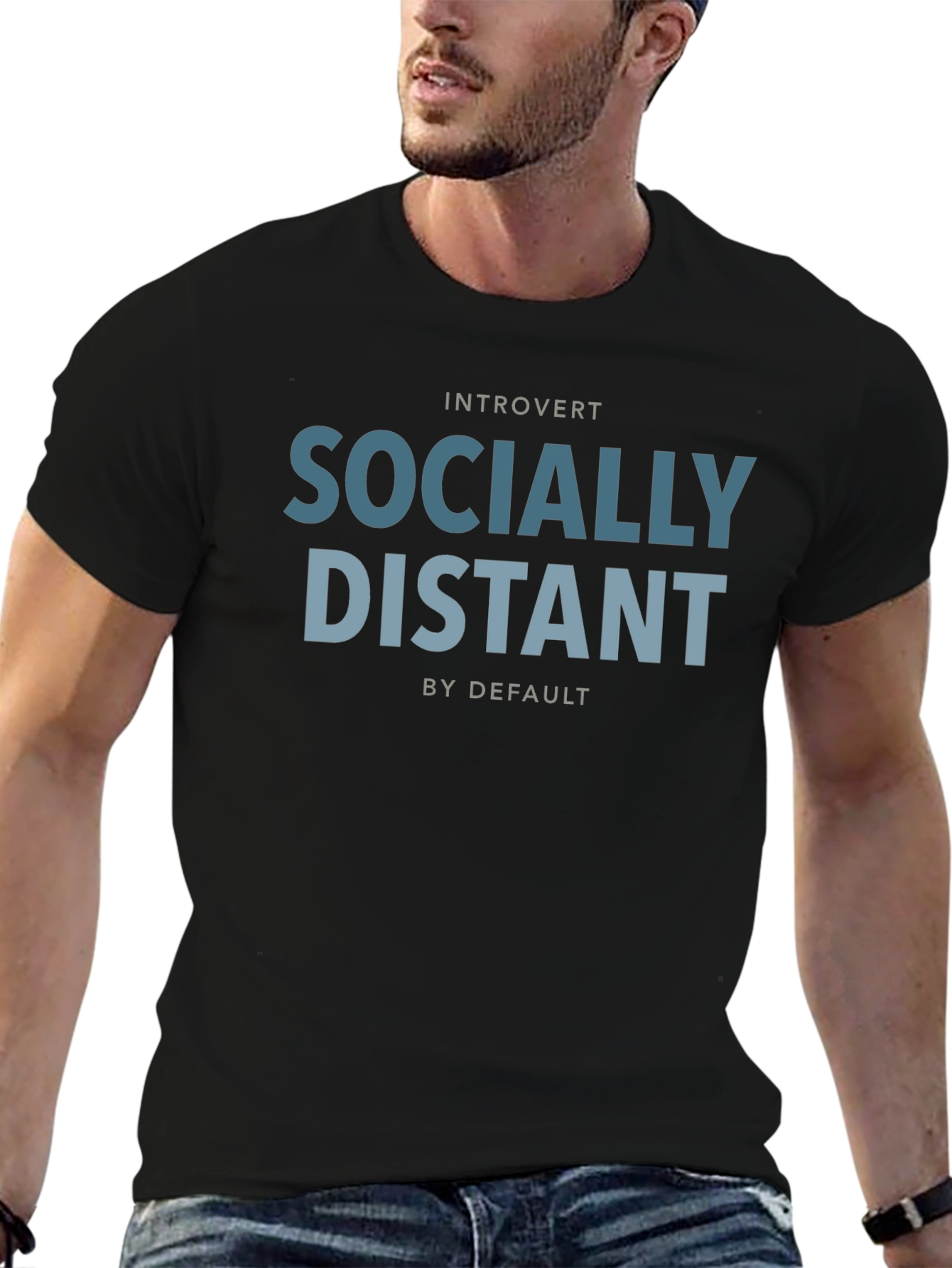 Introvert Socially Distant T-Shirt