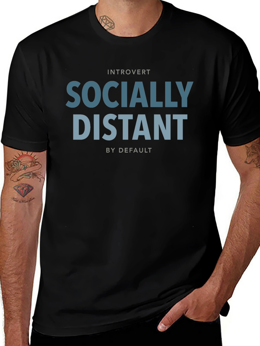 Introvert Socially Distant T-Shirt