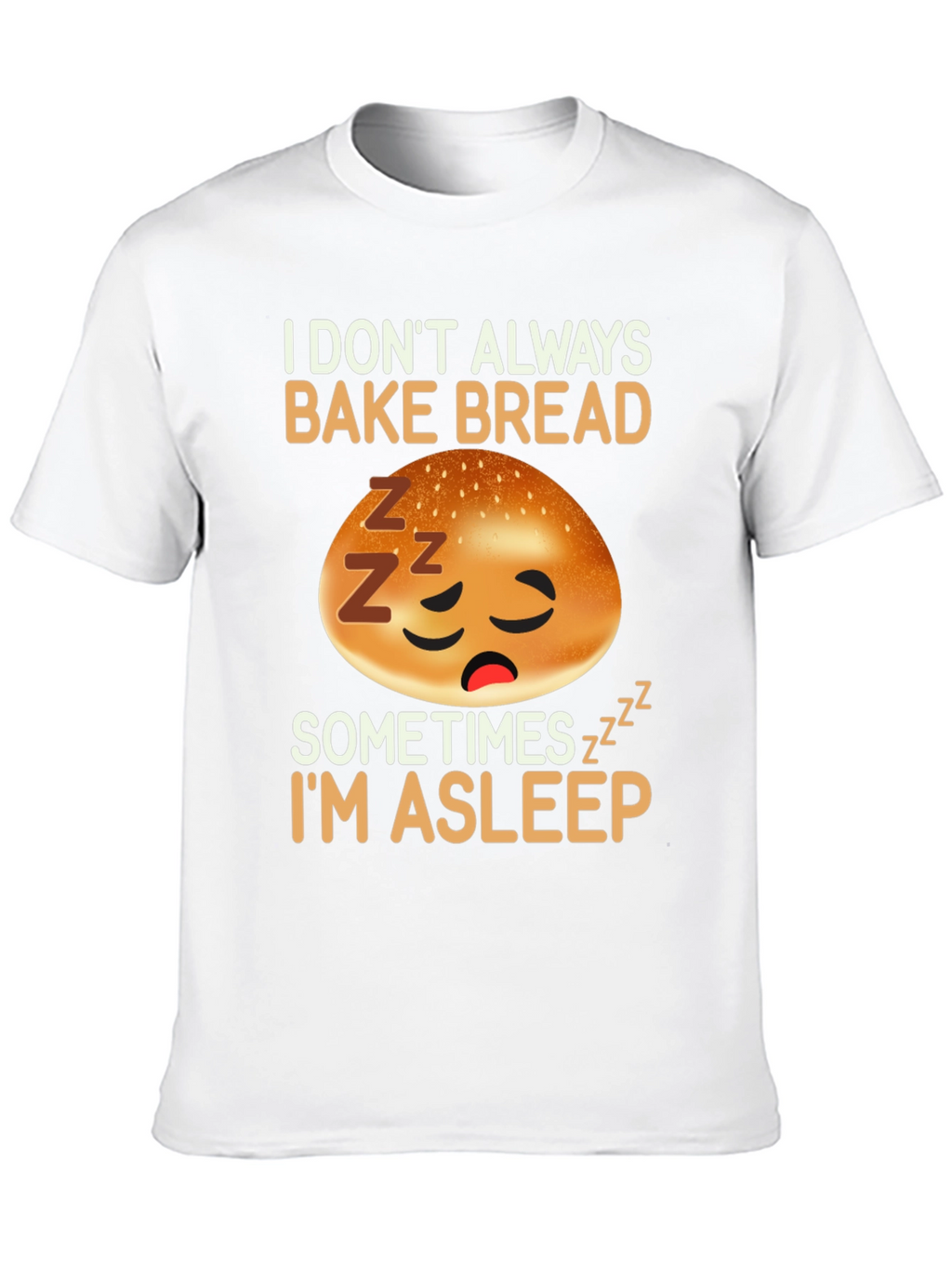 Funny Sleeping Bread Baker T-Shirt