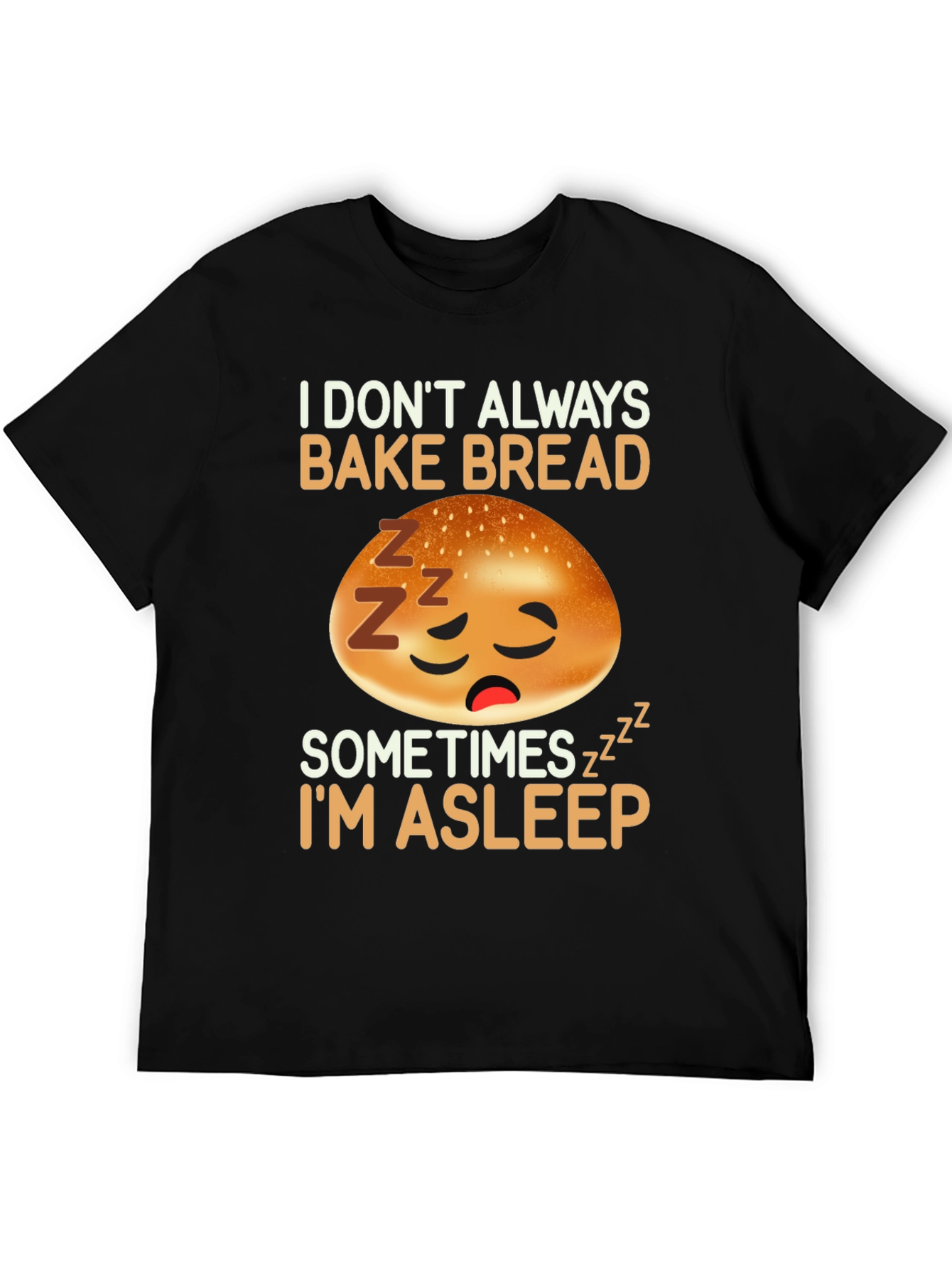 Funny Sleeping Bread Baker T-Shirt