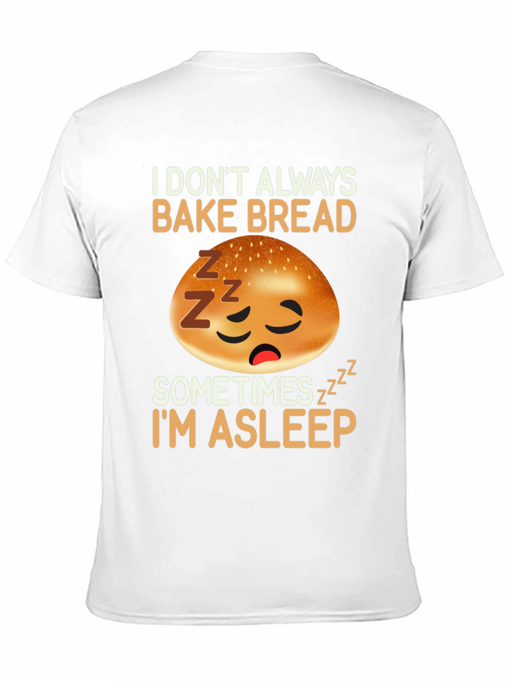 Funny Sleeping Bread Baker T-Shirt