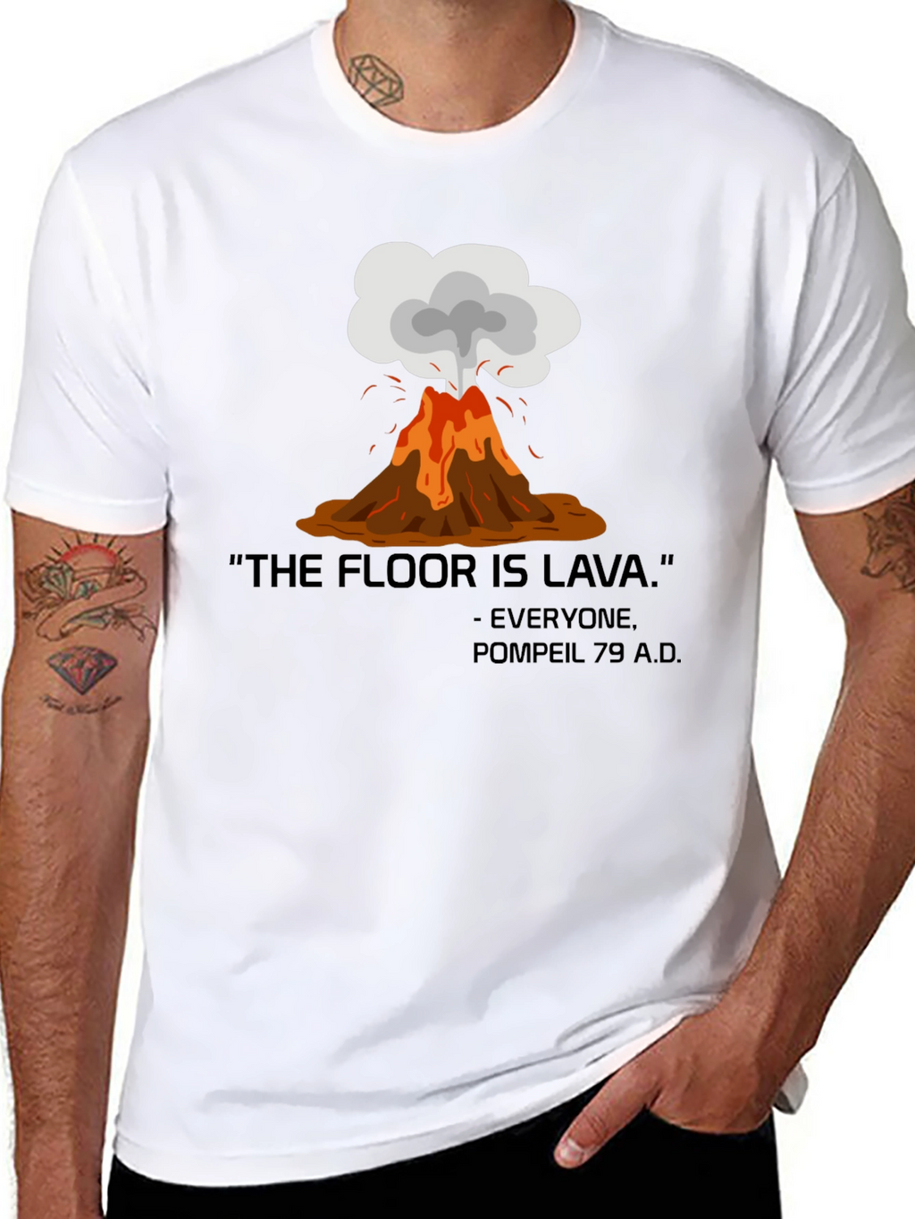 The Floor is Lava Graphic Tee