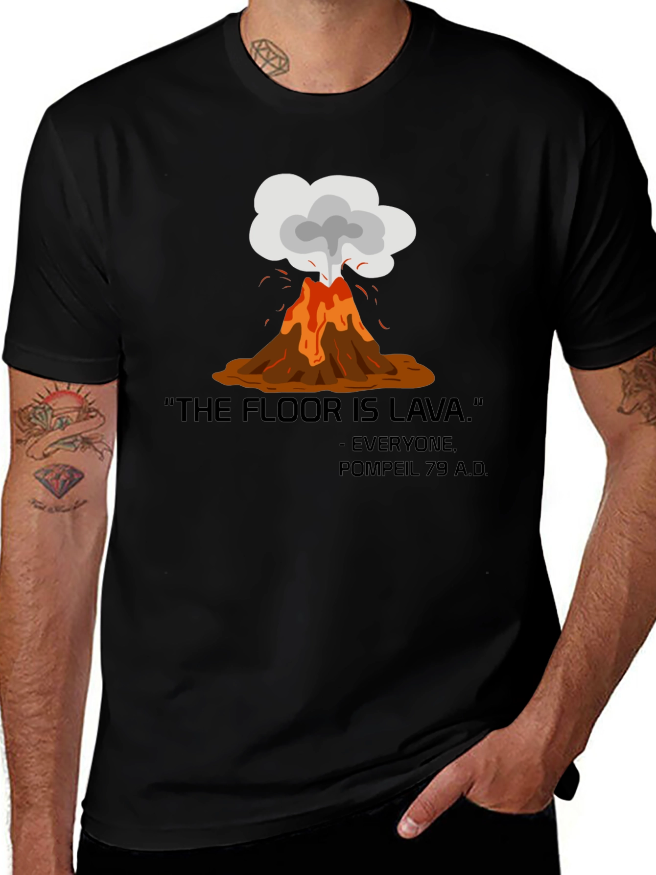 The Floor is Lava Graphic Tee