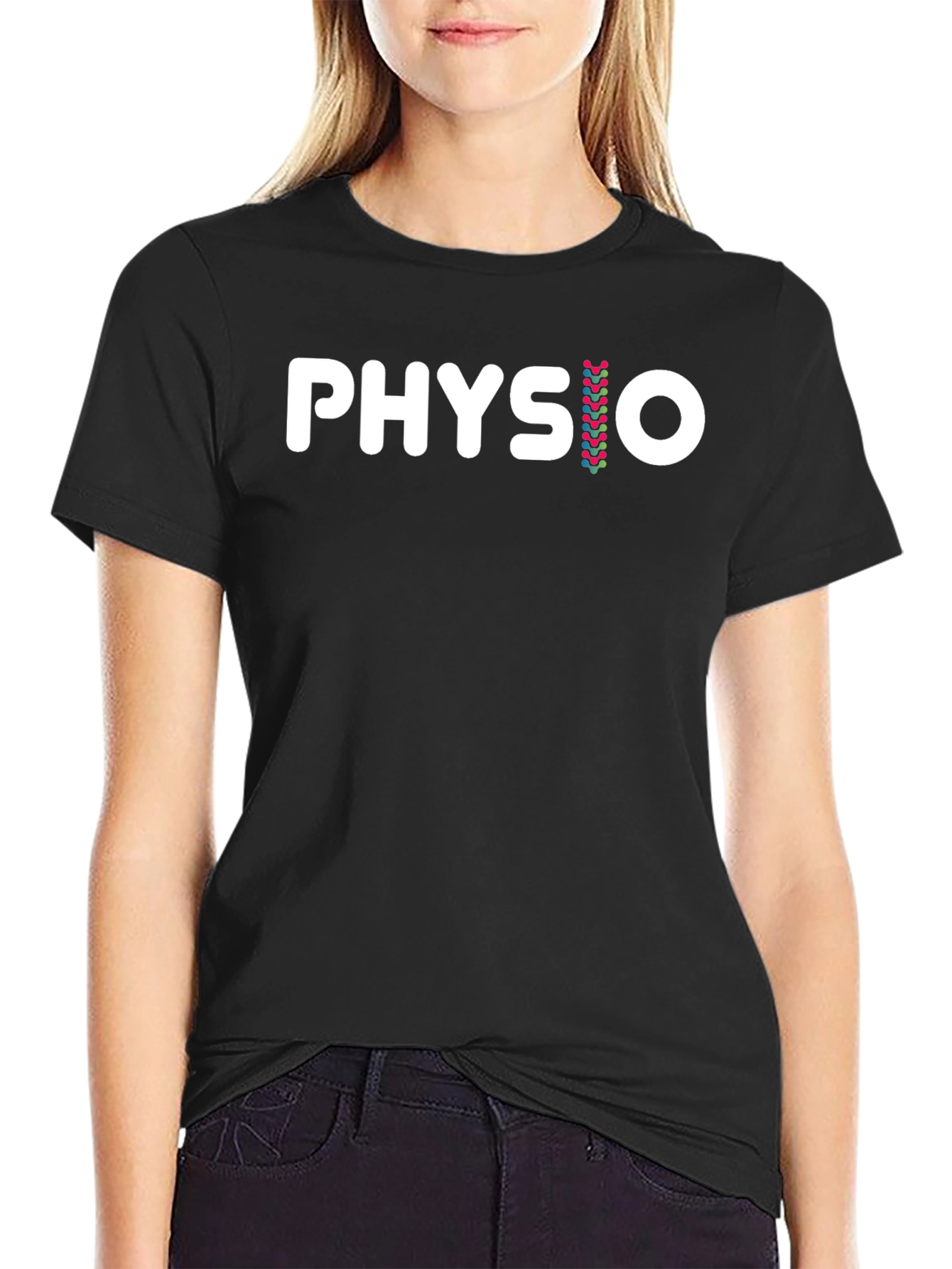 Physio Graphic T-Shirt - Black Cotton Tee