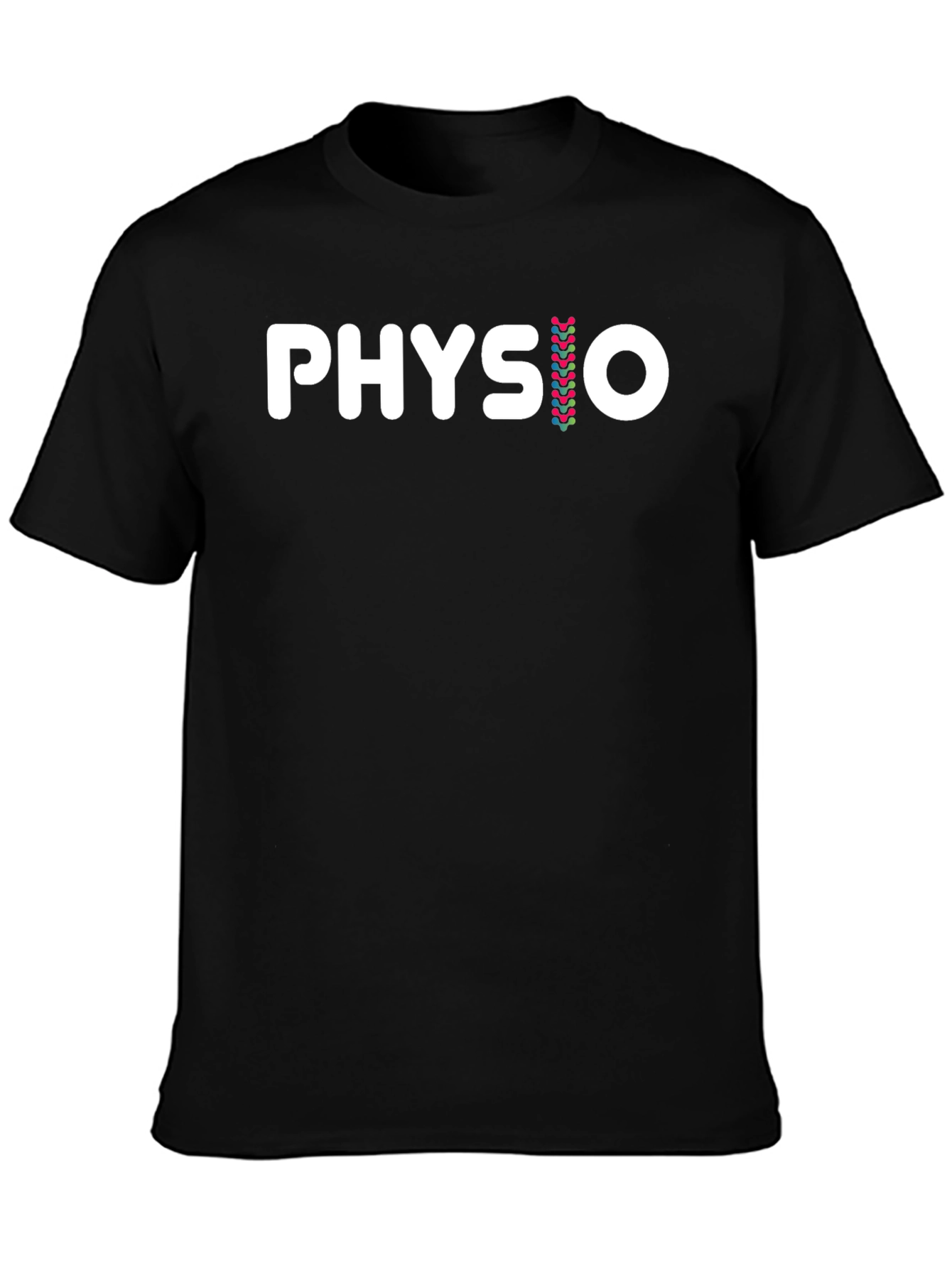 Physio Graphic T-Shirt - Black Cotton Tee