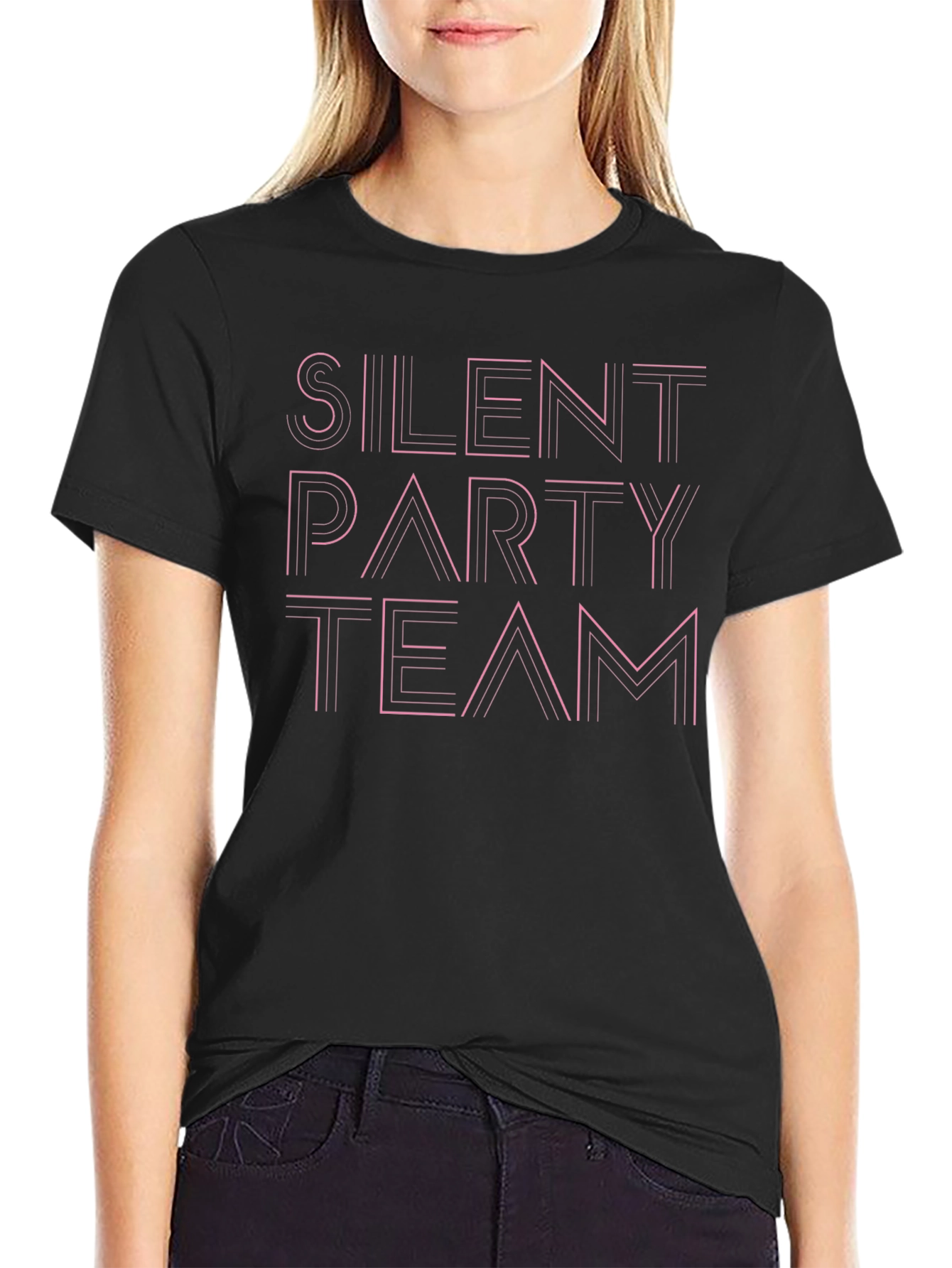 Silent Party Team Graphic Tee