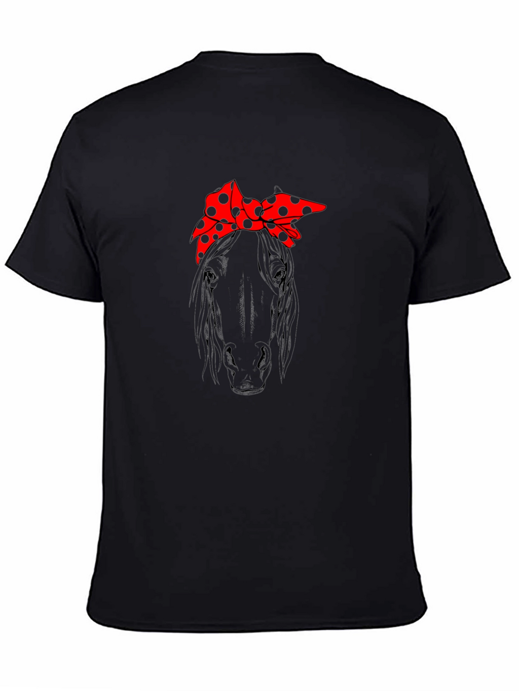 Horse with Bandana Graphic T-Shirt