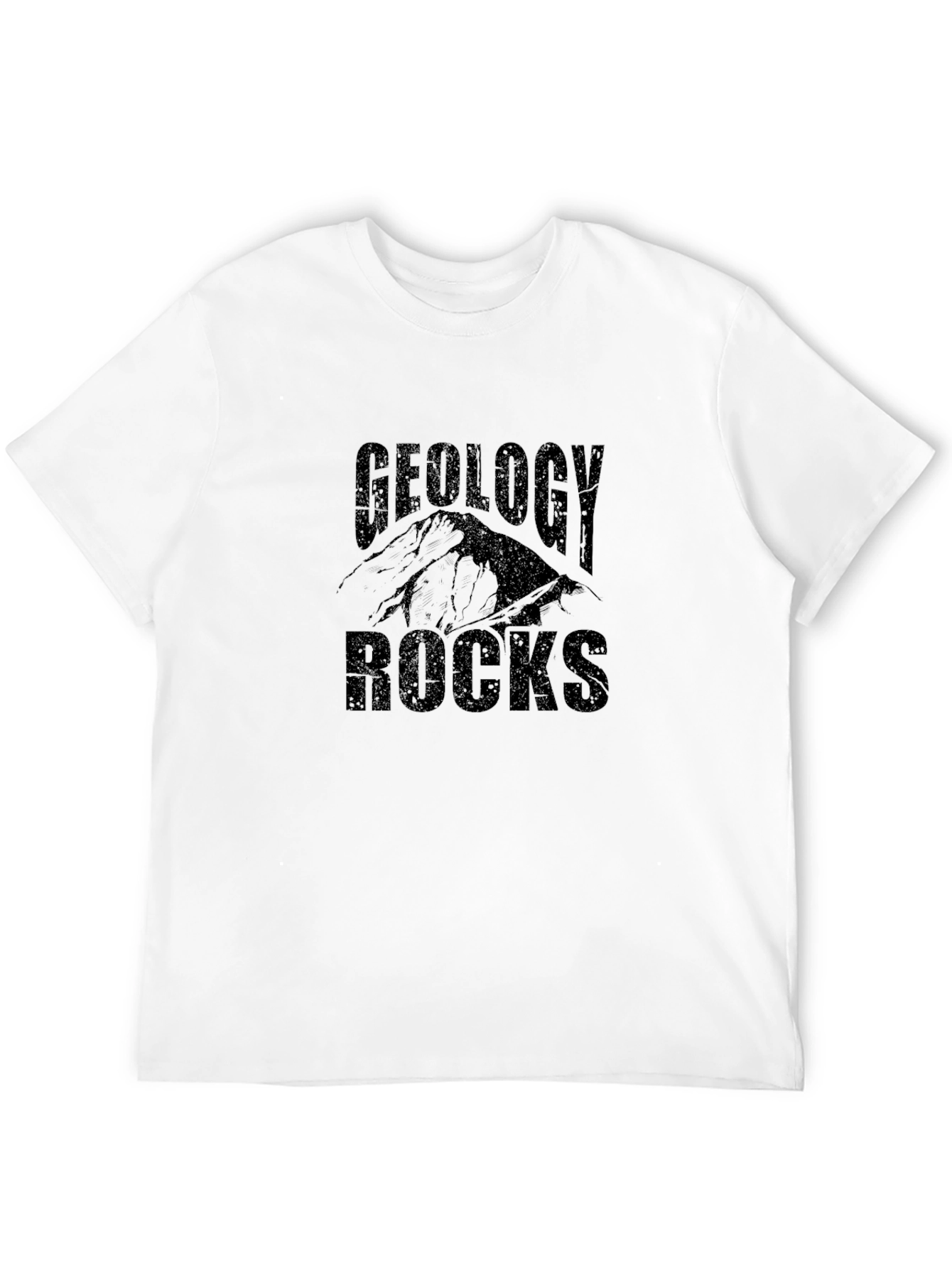 Geology Rocks Graphic T-Shirt - Black
