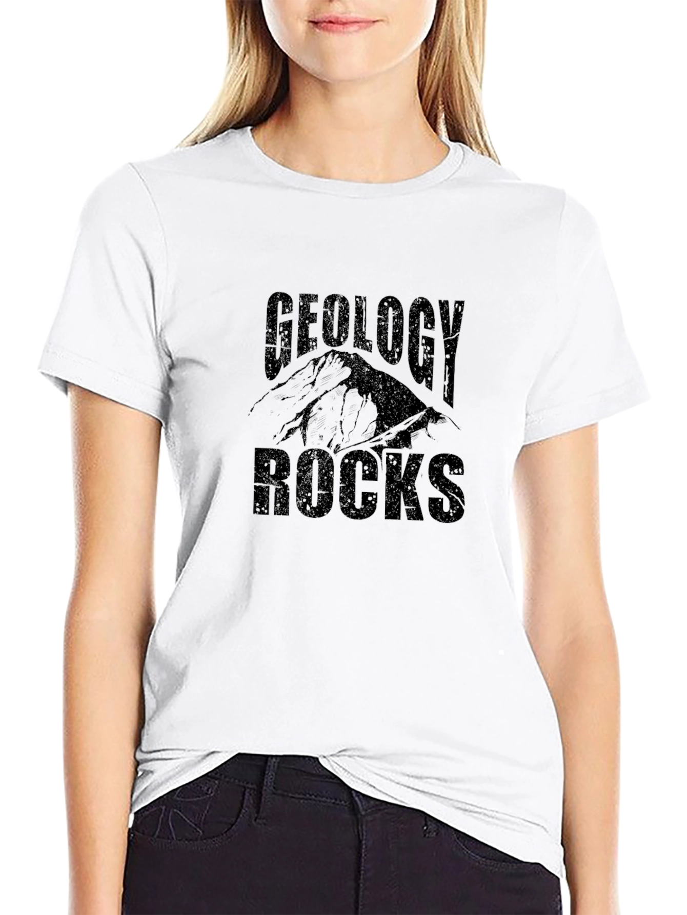 Geology Rocks Graphic T-Shirt - Black