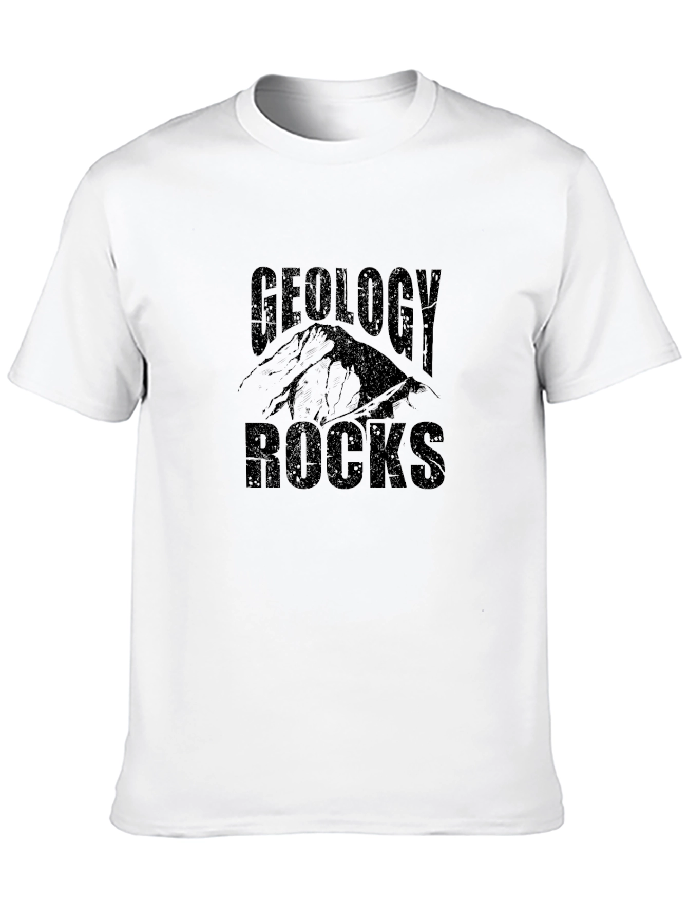 Geology Rocks Graphic T-Shirt - Black