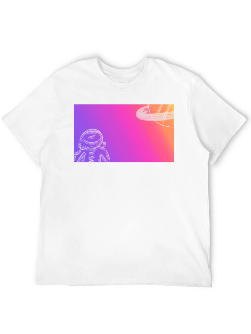 Astronaut Space Dream Black T-Shirt