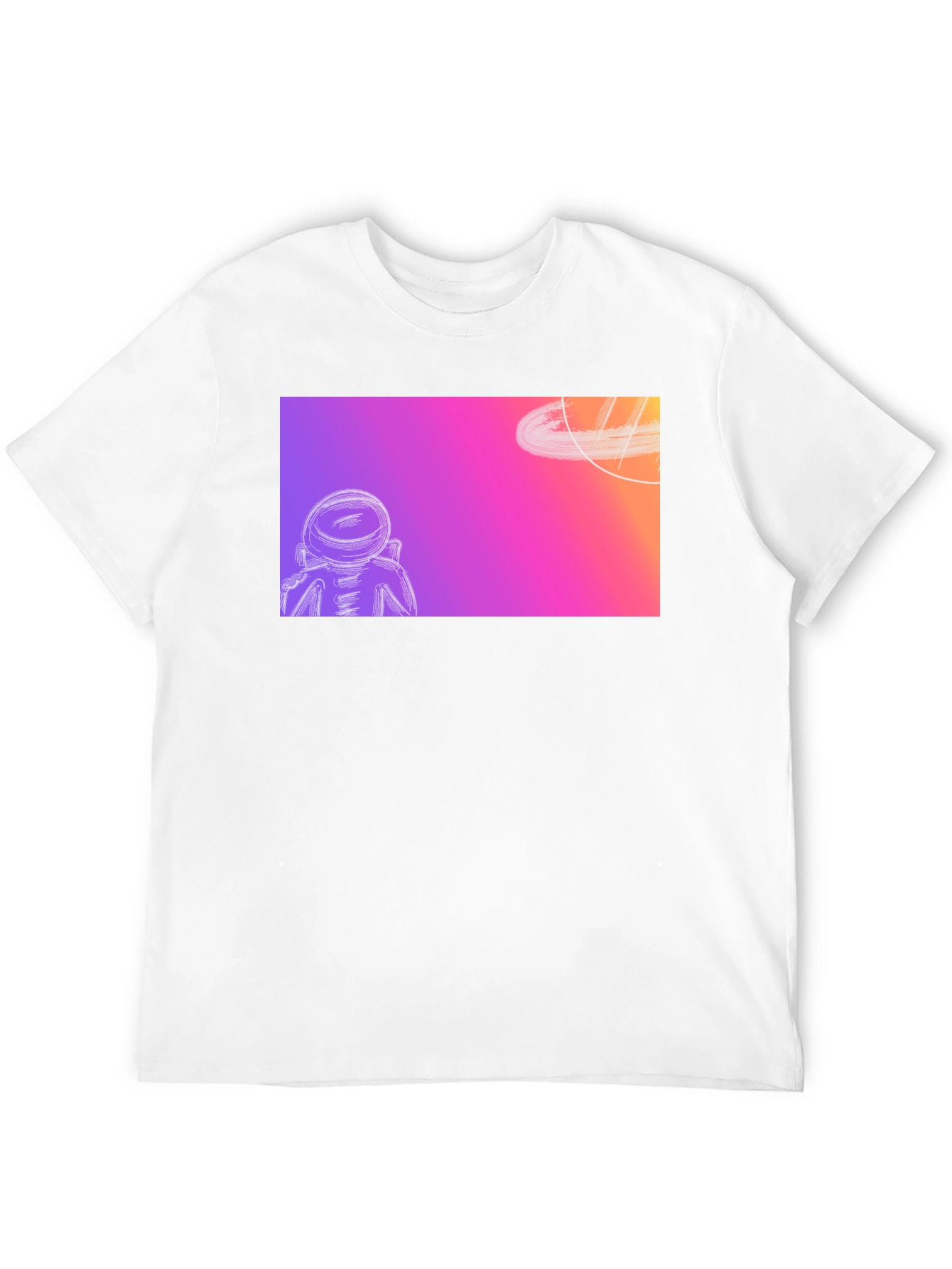 Astronaut Space Dream Black T-Shirt