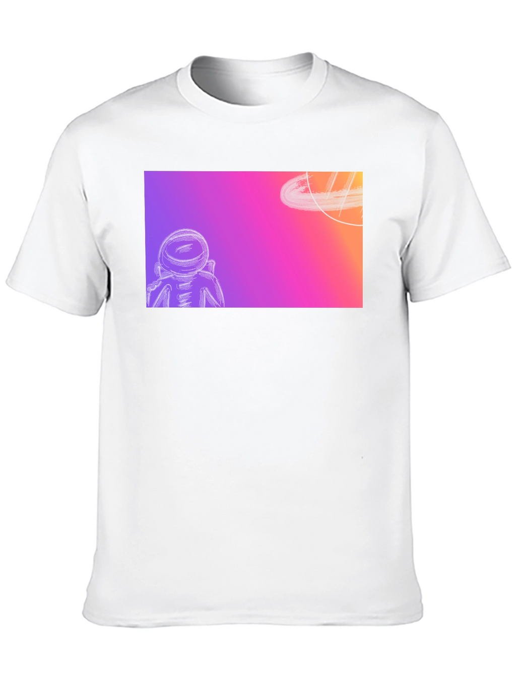 Astronaut Space Dream Black T-Shirt