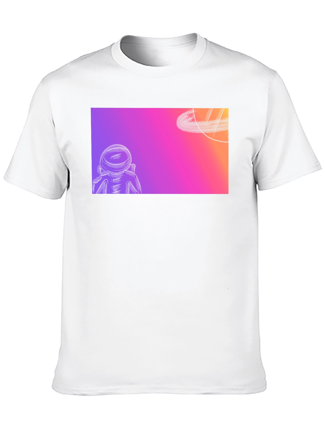 Astronaut Space Dream Black T-Shirt