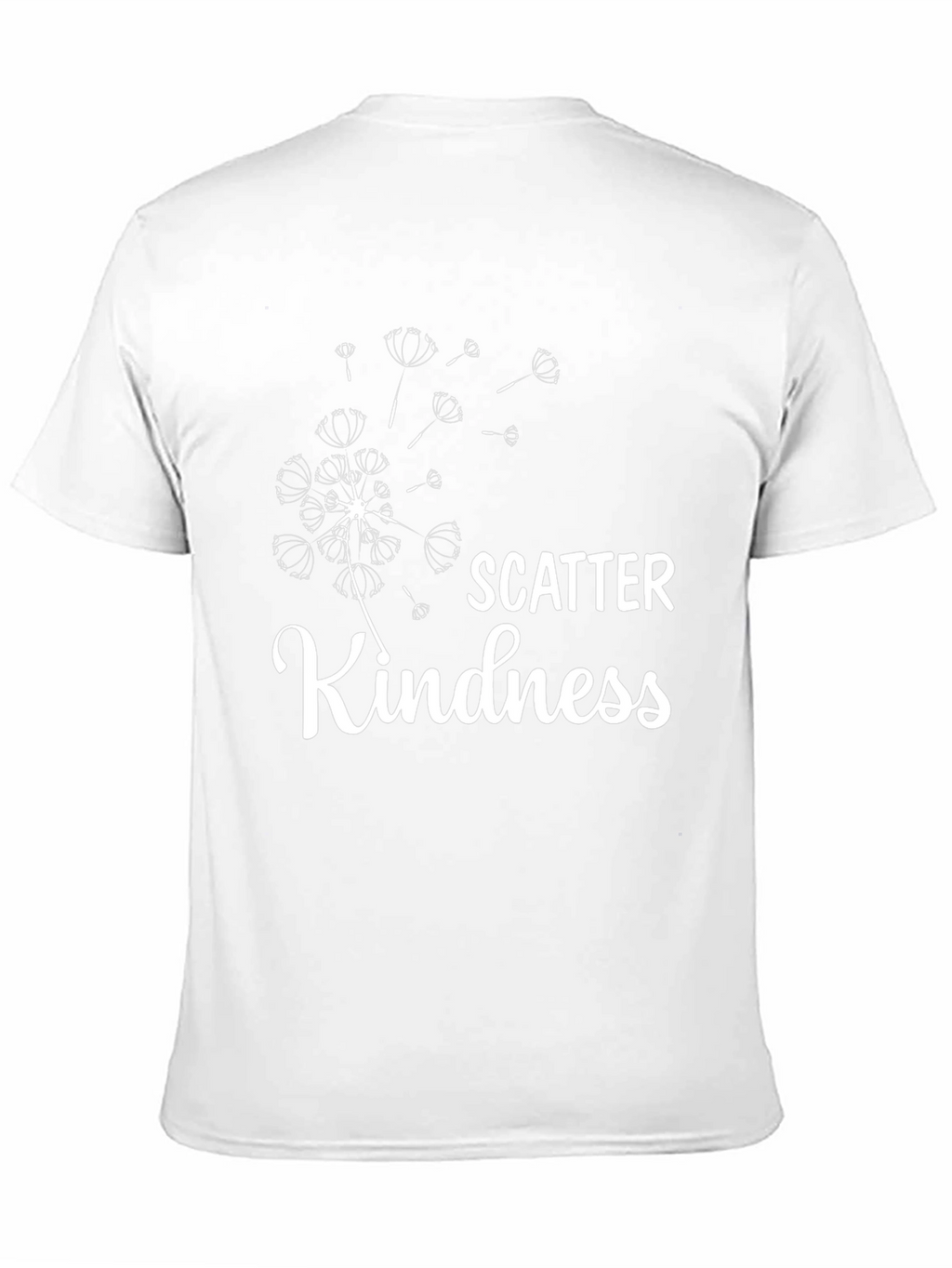 Scatter Kindness Graphic Tee - Black Casual T-Shirt