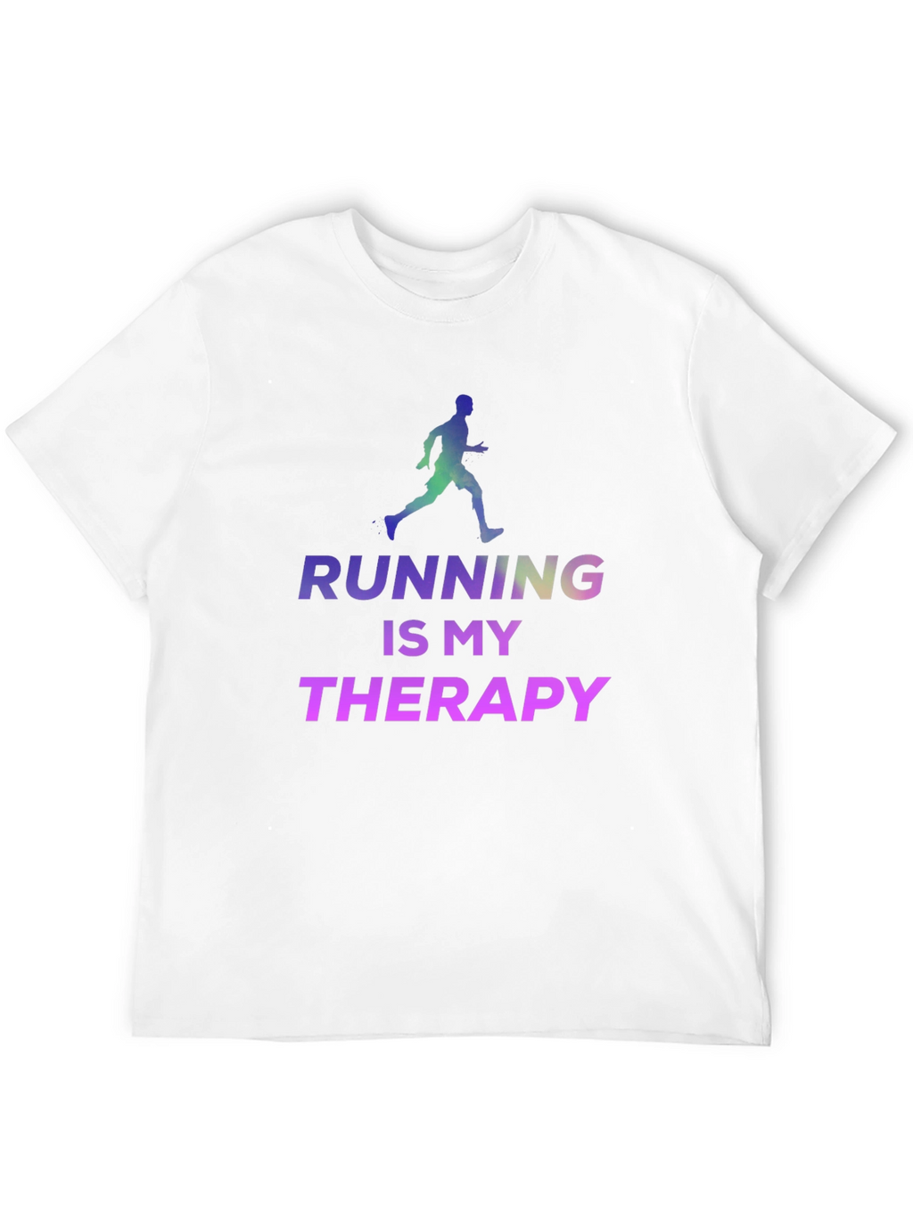 Running is My Therapy T-Shirt - Athlete Design