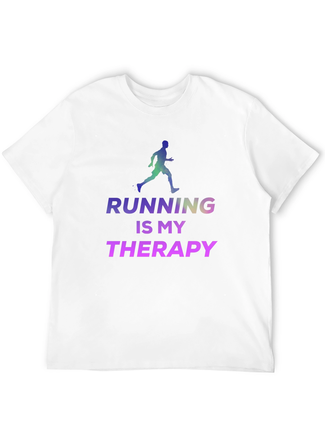 Running is My Therapy T-Shirt - Athlete Design