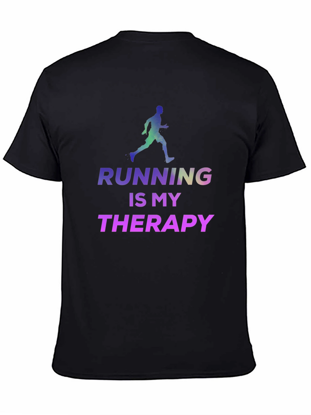 Running is My Therapy T-Shirt - Athlete Design