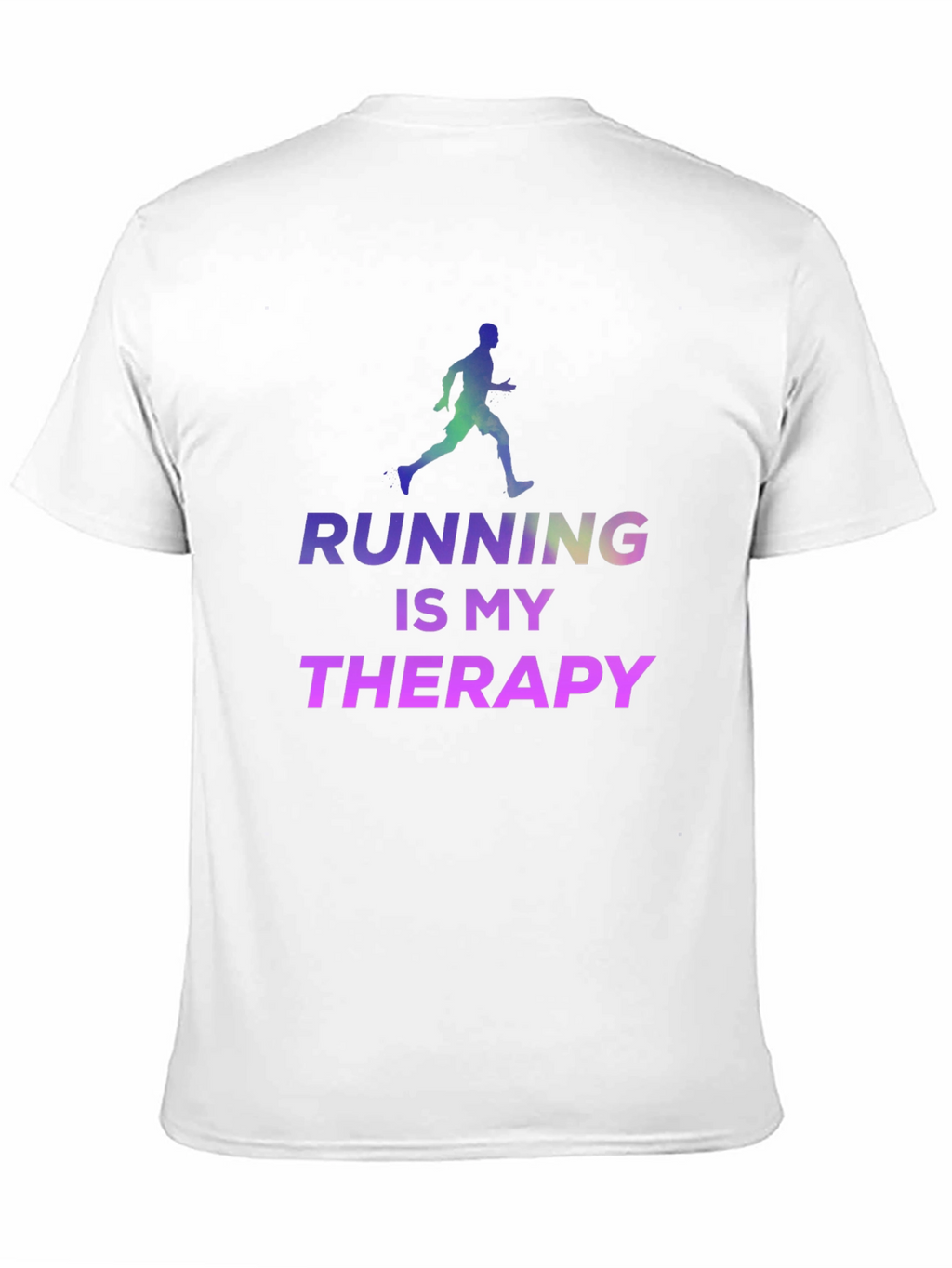 Running is My Therapy T-Shirt - Athlete Design