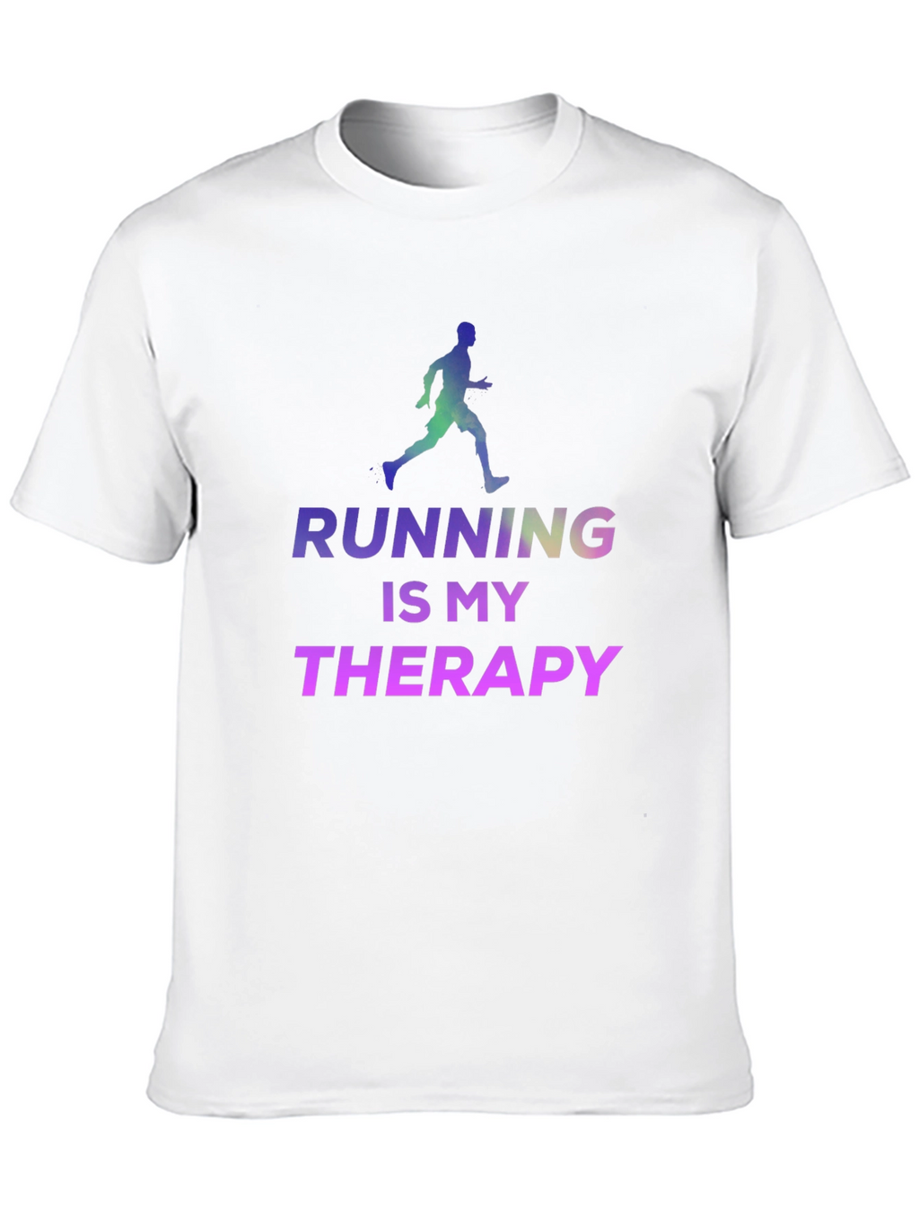 Running is My Therapy T-Shirt - Athlete Design